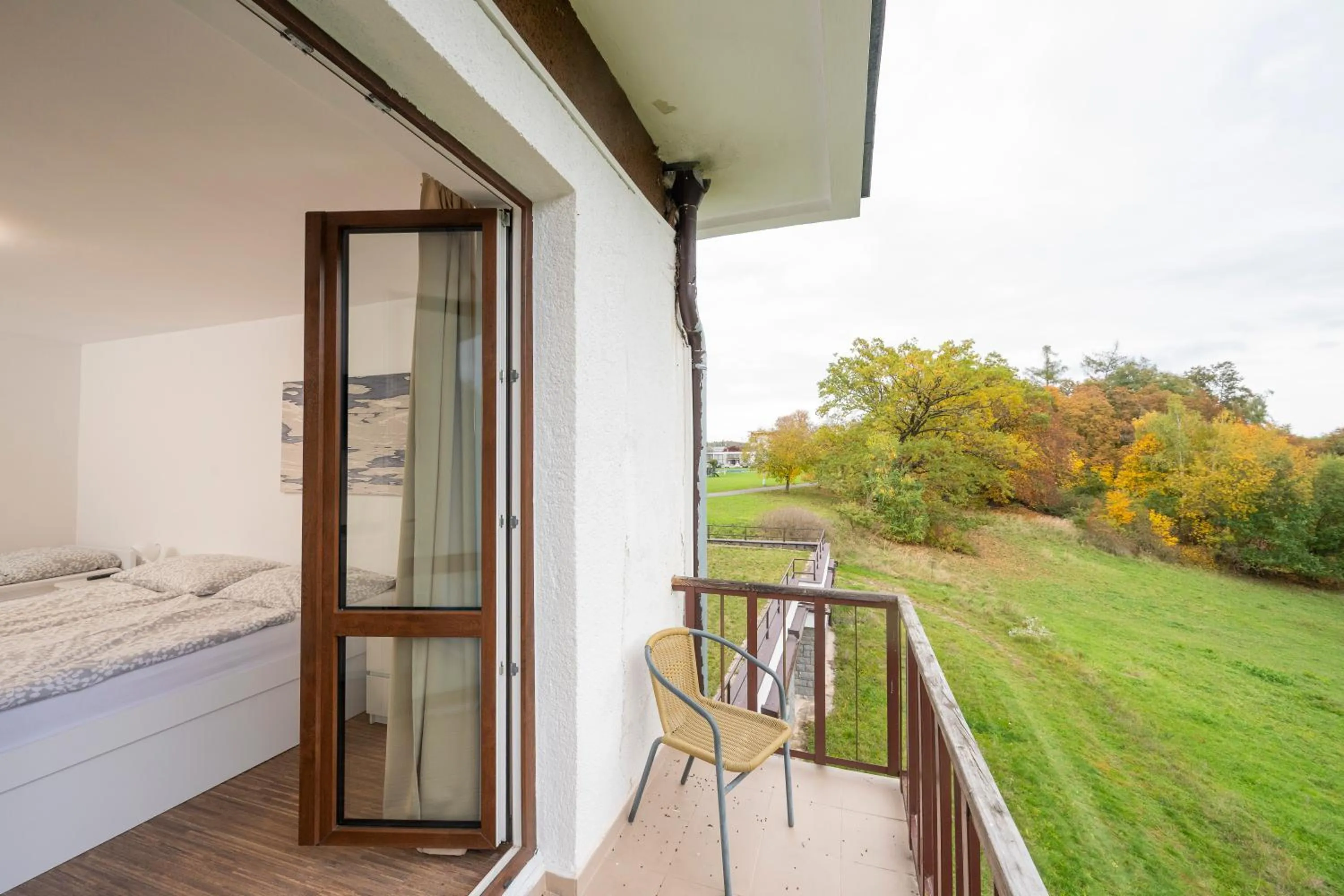 Bed in Wellness Hotel Orlík