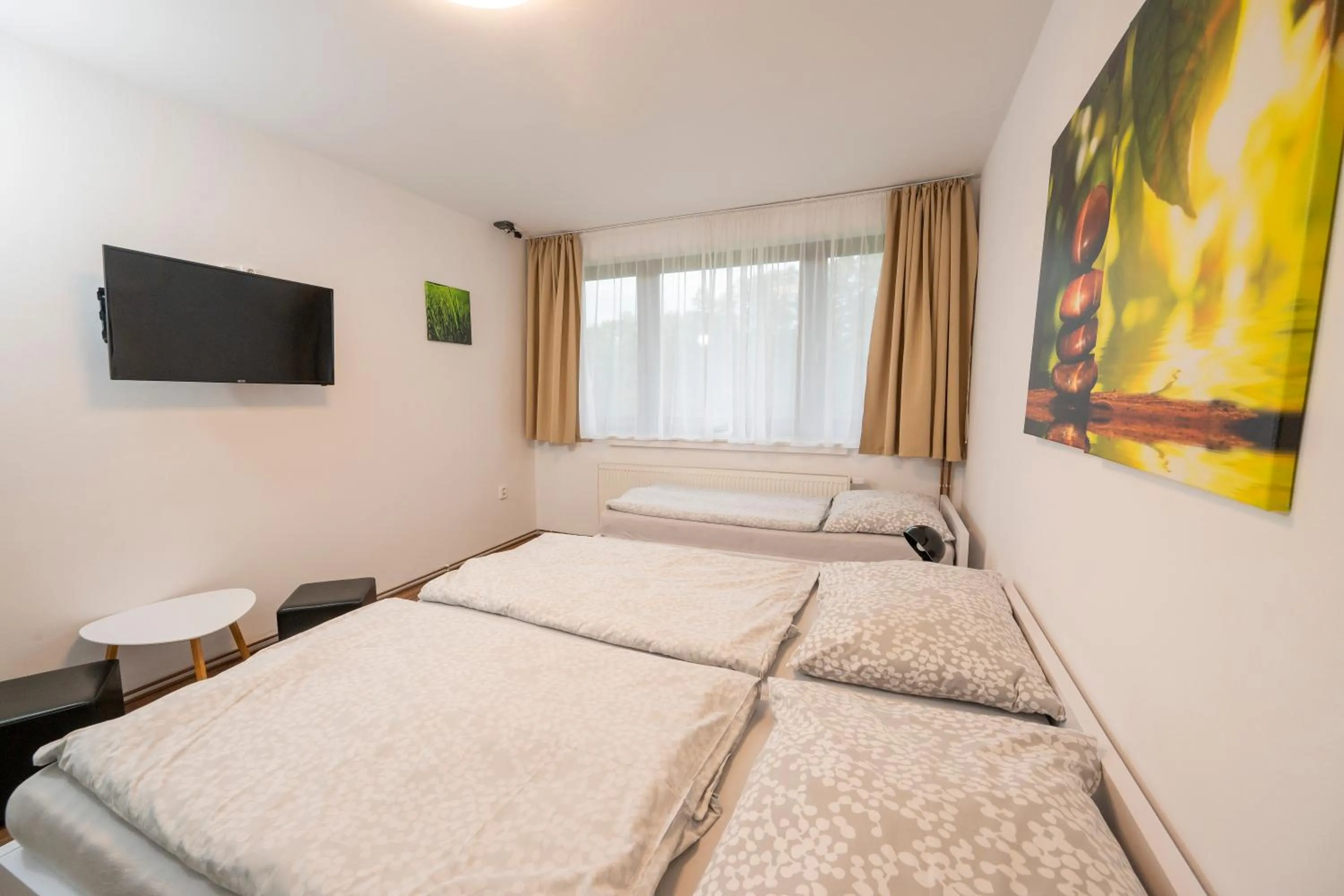 Bed in Wellness Hotel Orlík