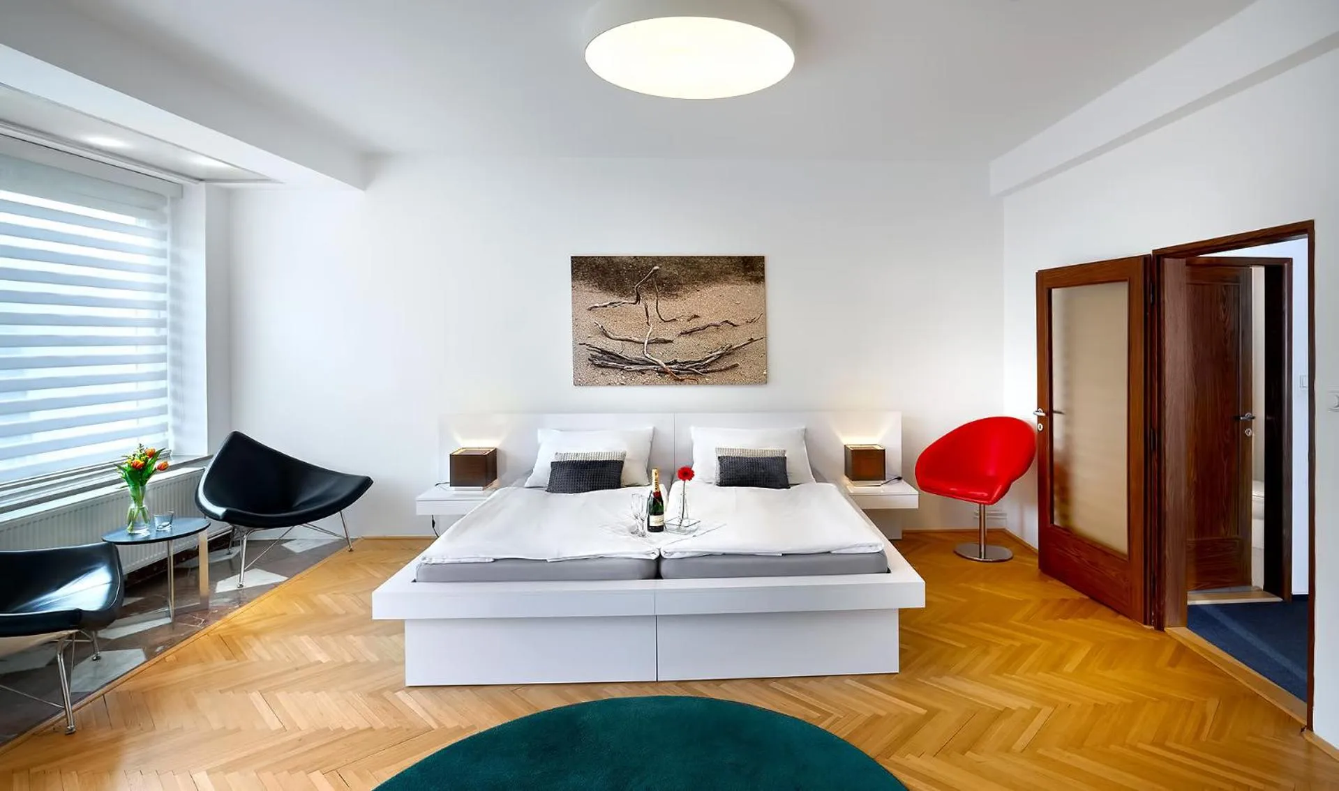 Property building, Bed in Wellness Hotel Orlík