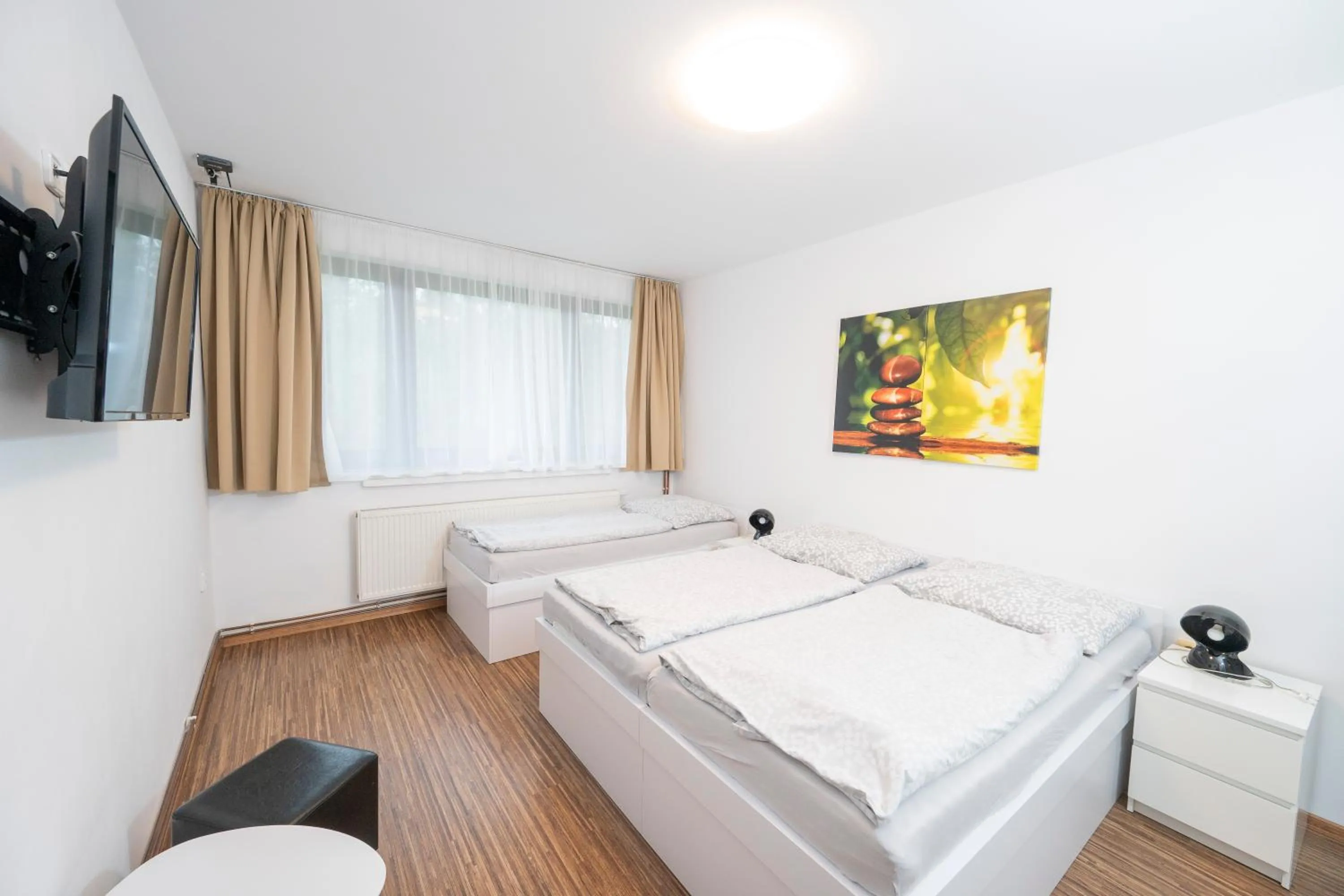 Bed in Wellness Hotel Orlík