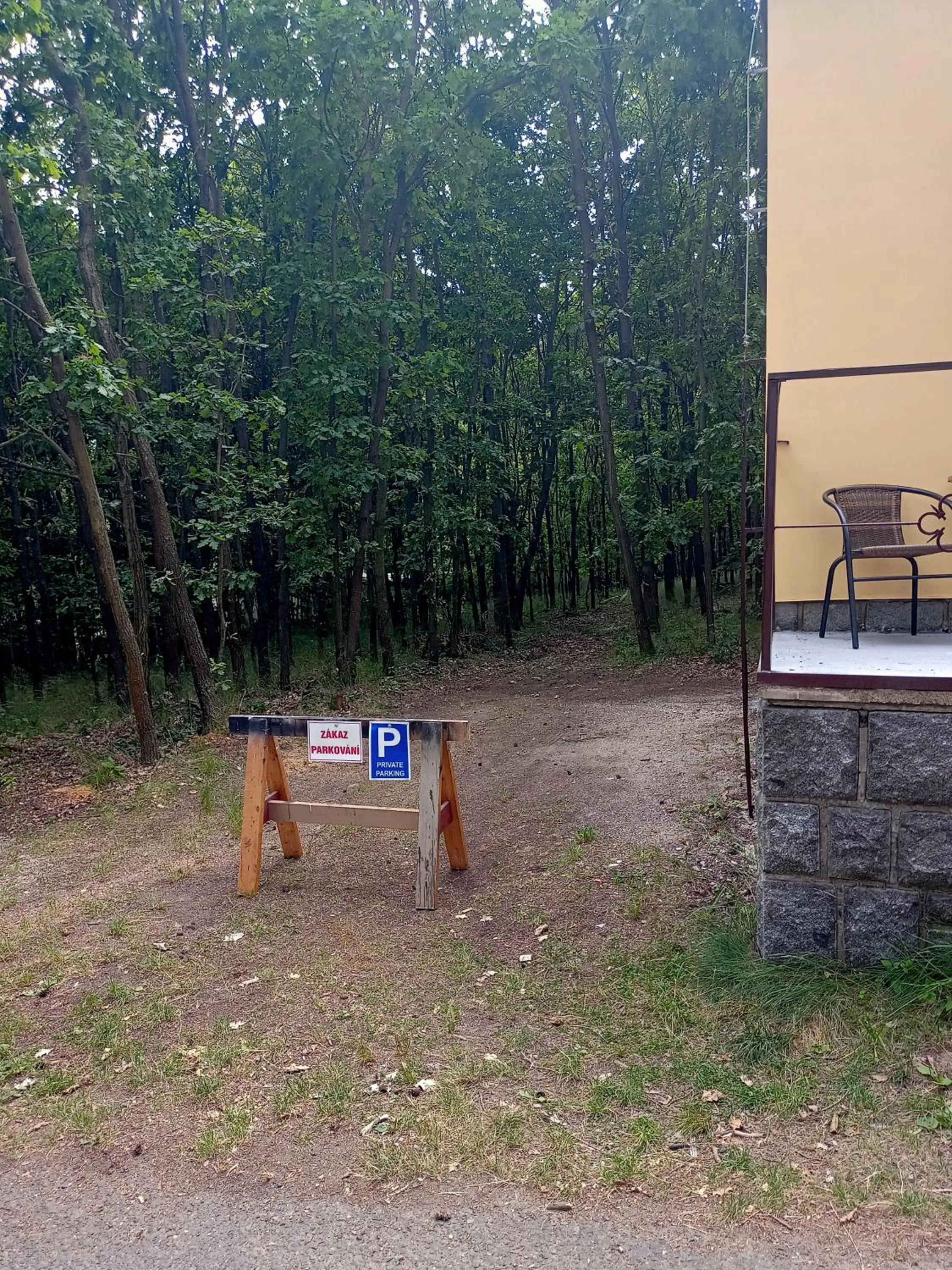 Parking in Wellness Hotel Orlík