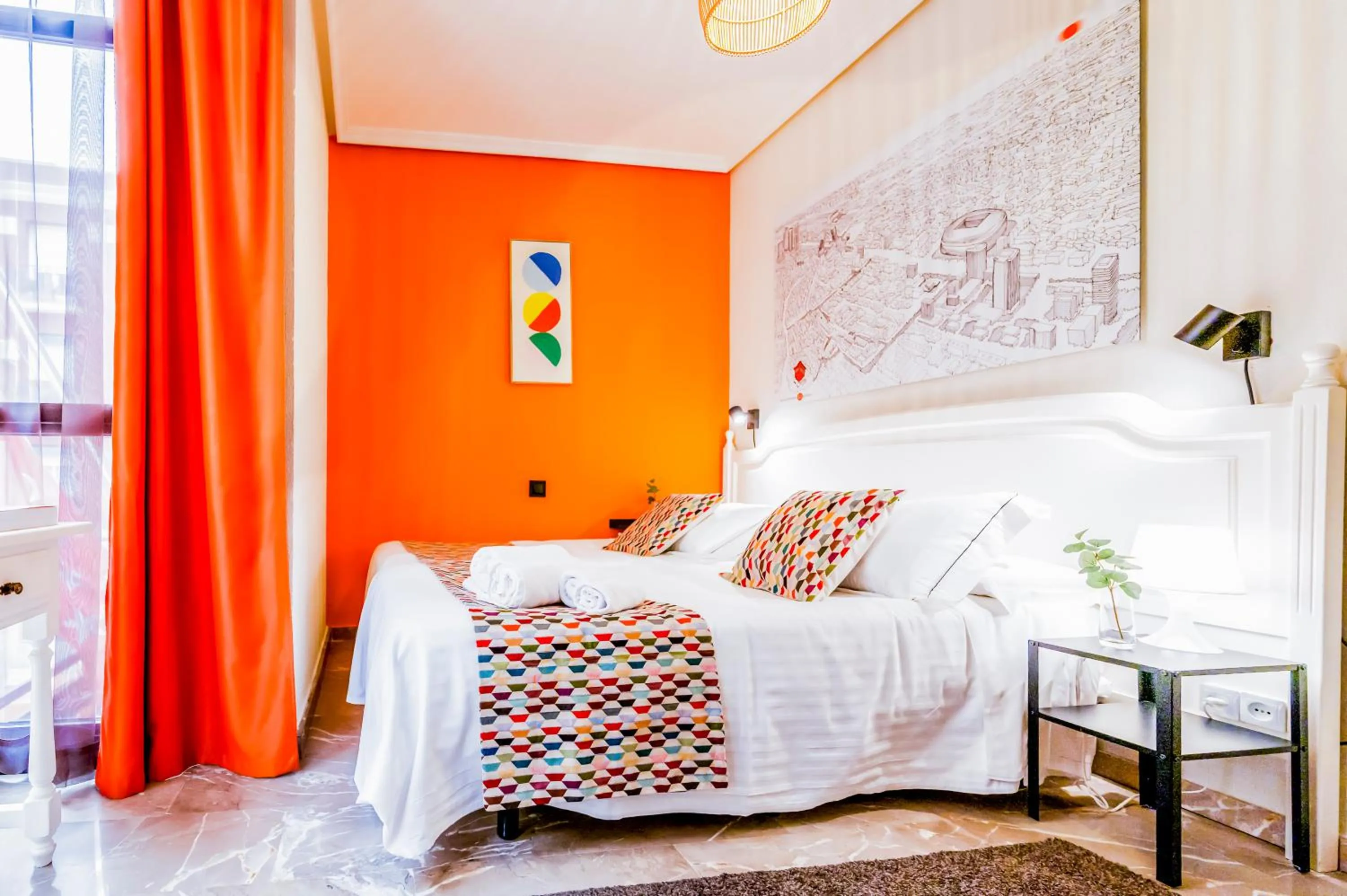 Bed in Apartamentos G3 Galeon