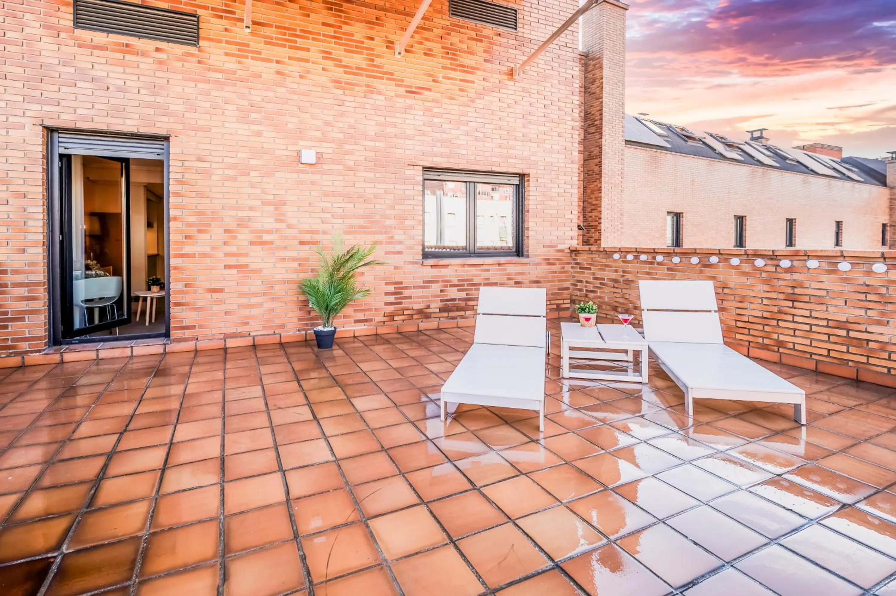 Patio in Apartamentos G3 Galeon