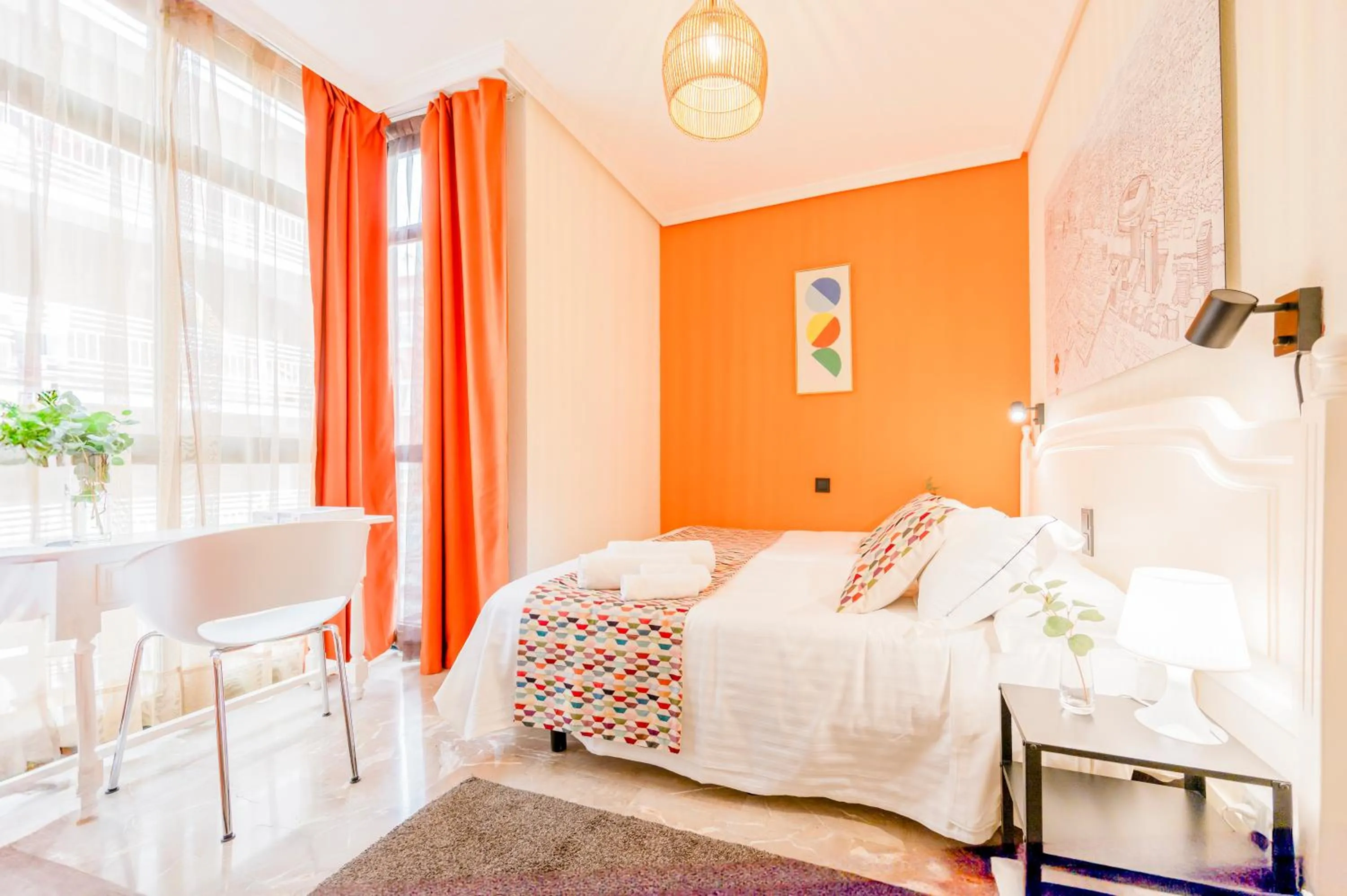 Bed in Apartamentos G3 Galeon