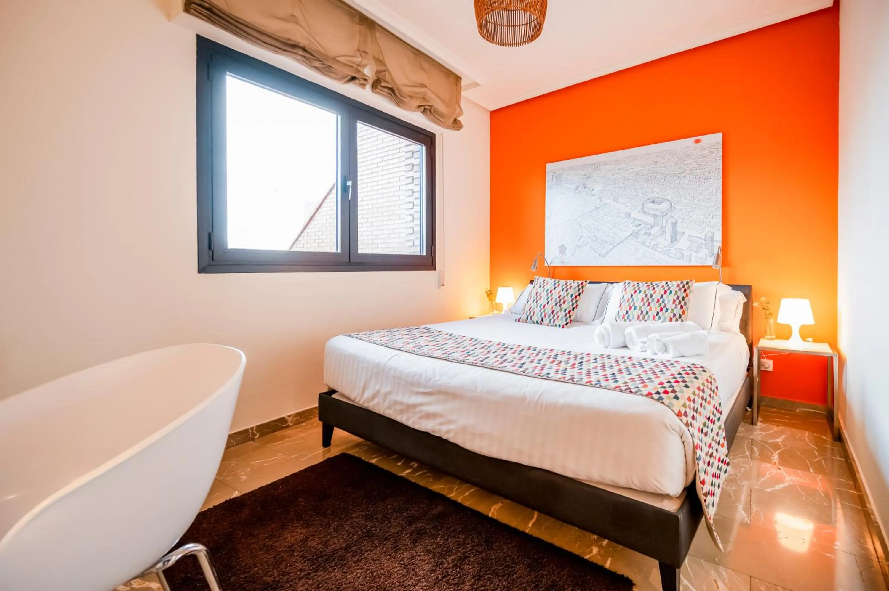 Bed in Apartamentos G3 Galeon