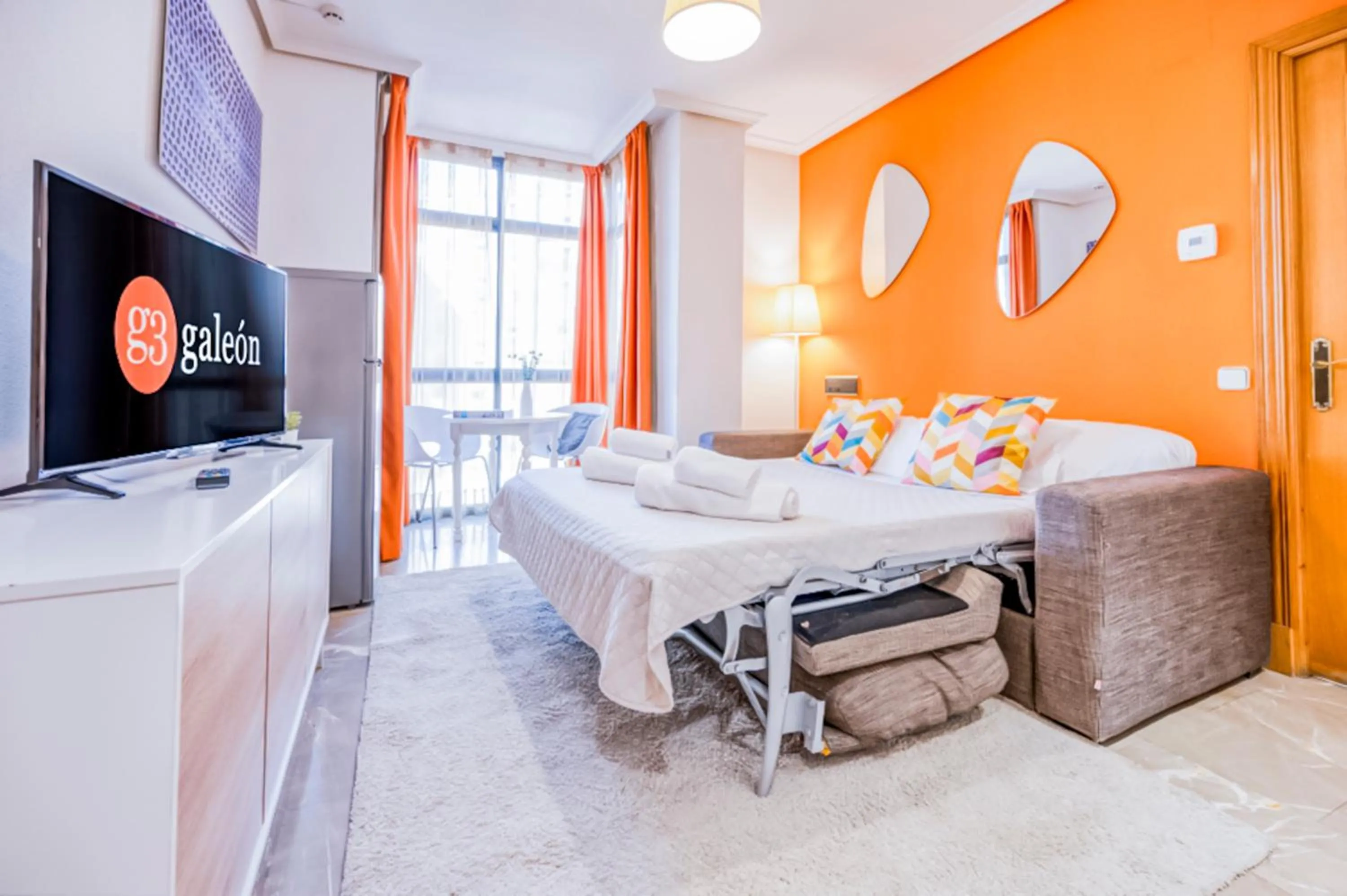 Bed in Apartamentos G3 Galeon