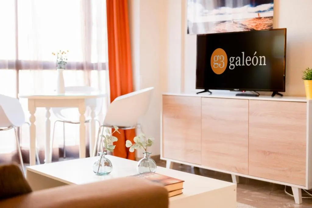 Communal lounge/ TV room in Apartamentos G3 Galeon