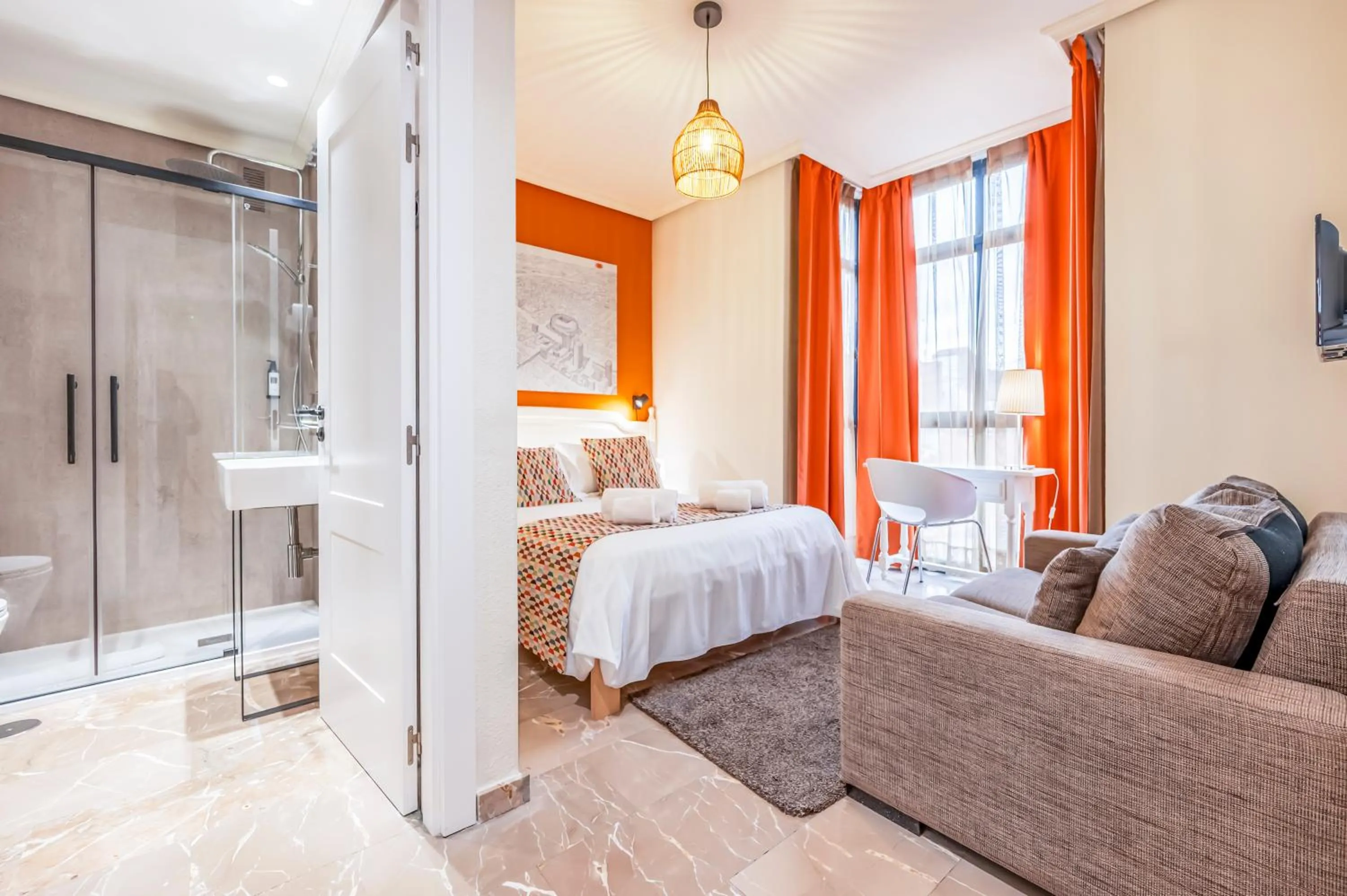 Bed in Apartamentos G3 Galeon