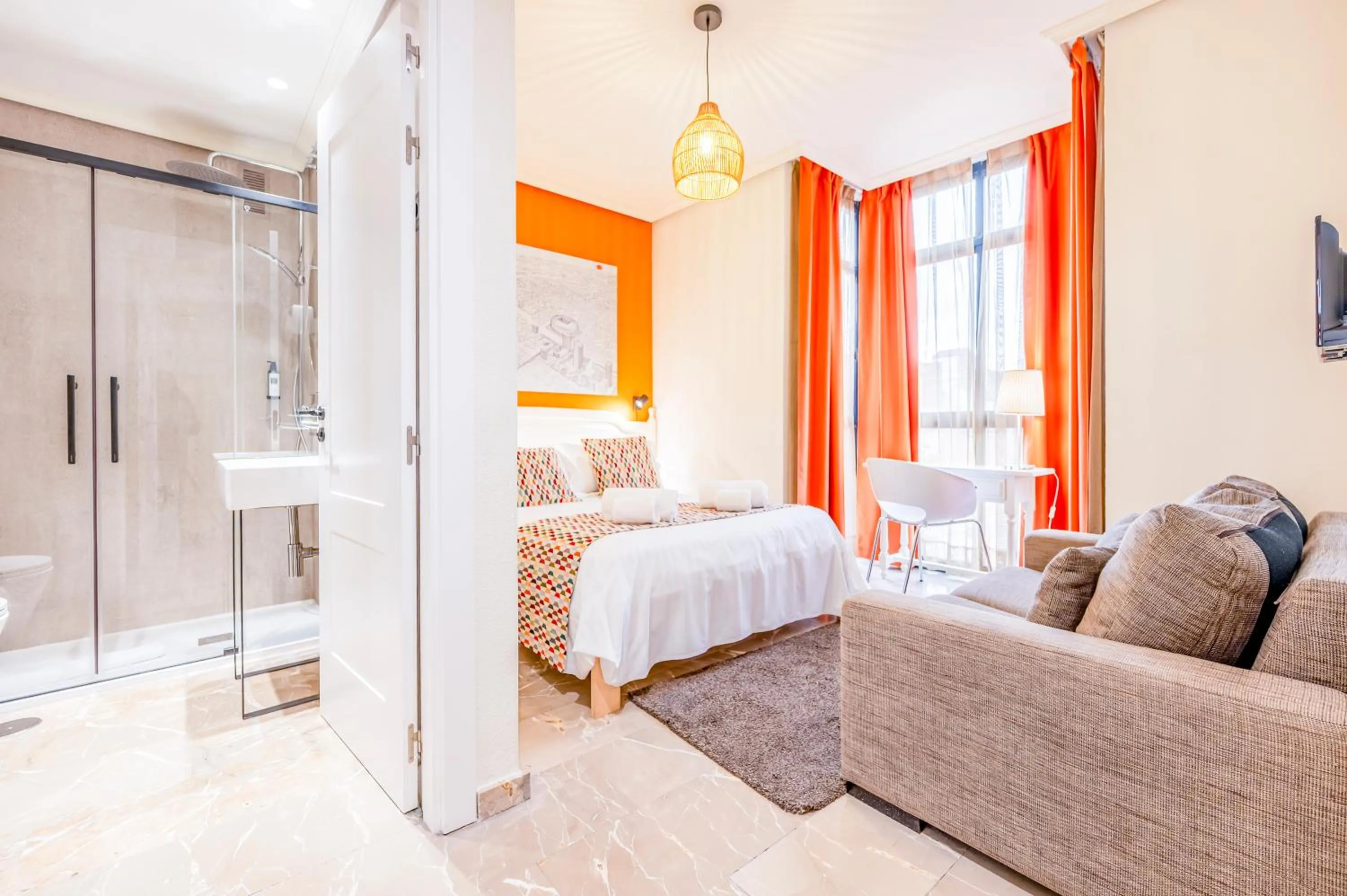 Bed in Apartamentos G3 Galeon