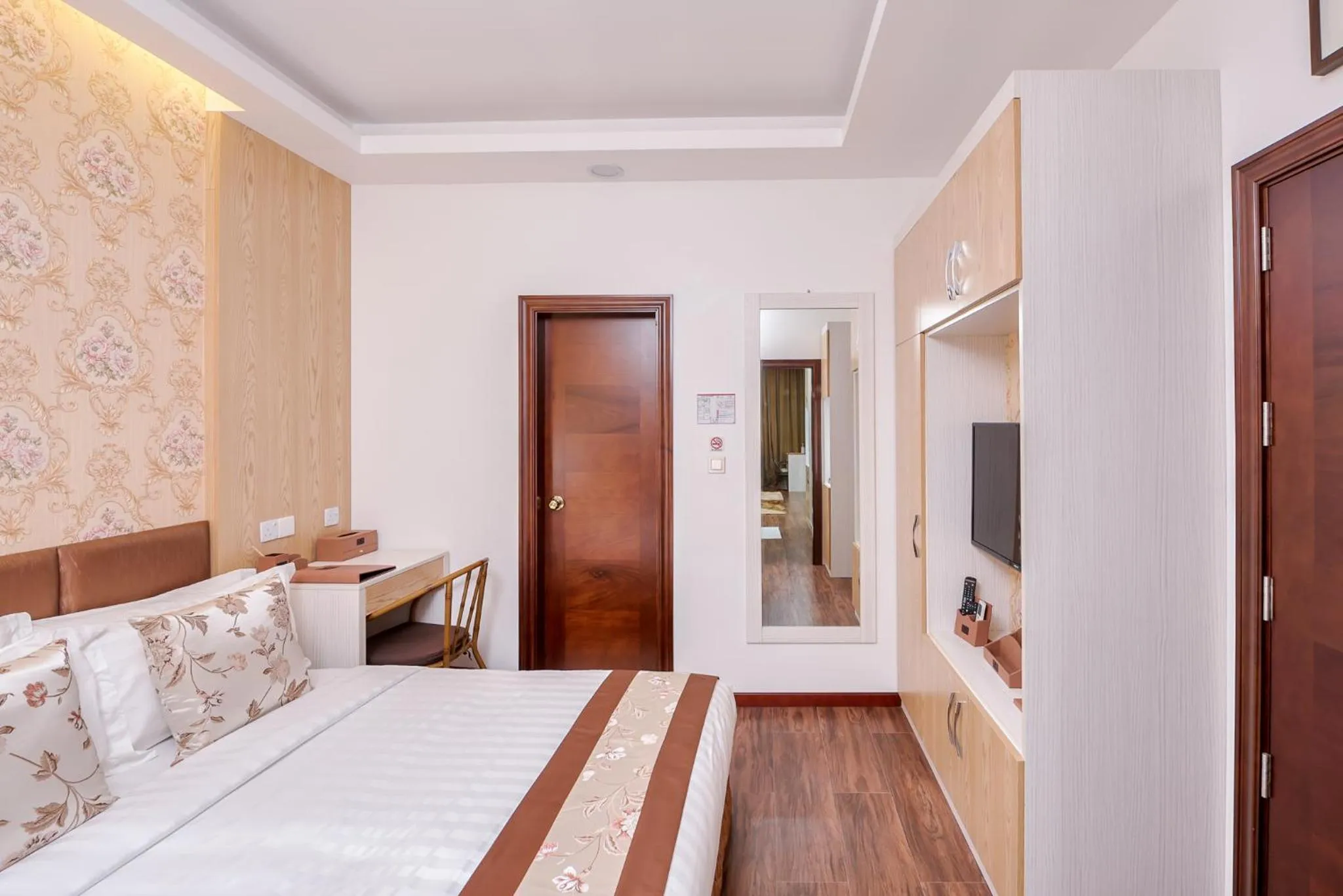 Bed in Summer Beach Maldives