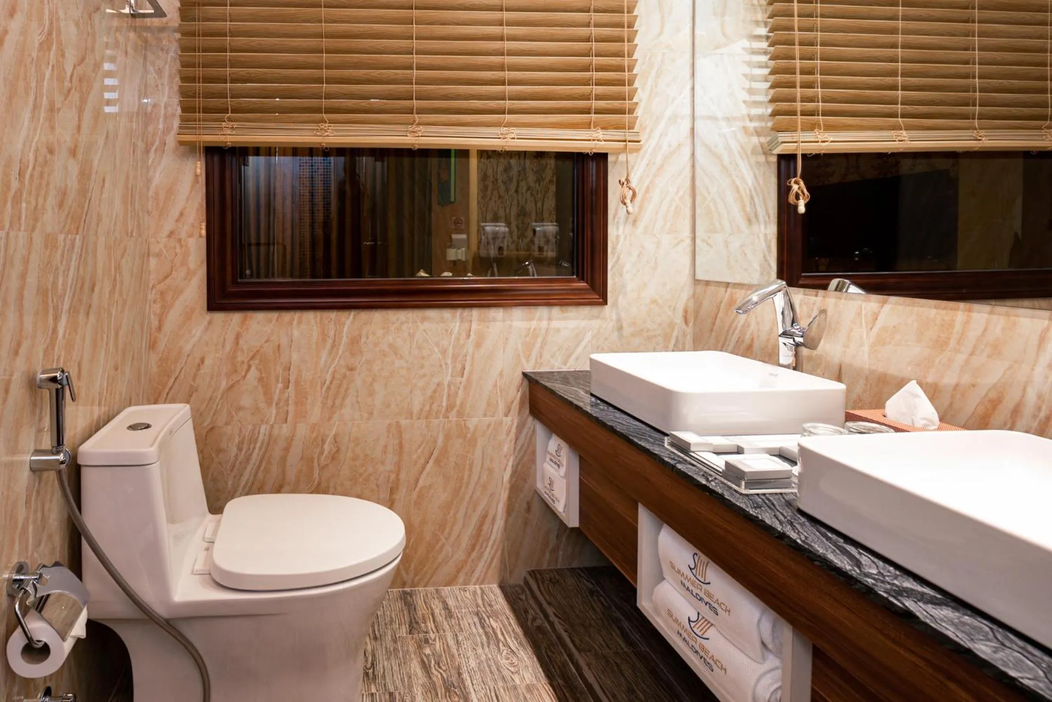 Toilet in Summer Beach Maldives