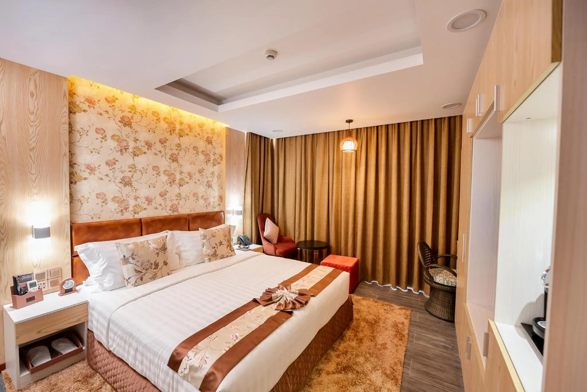 Bed in Summer Beach Maldives