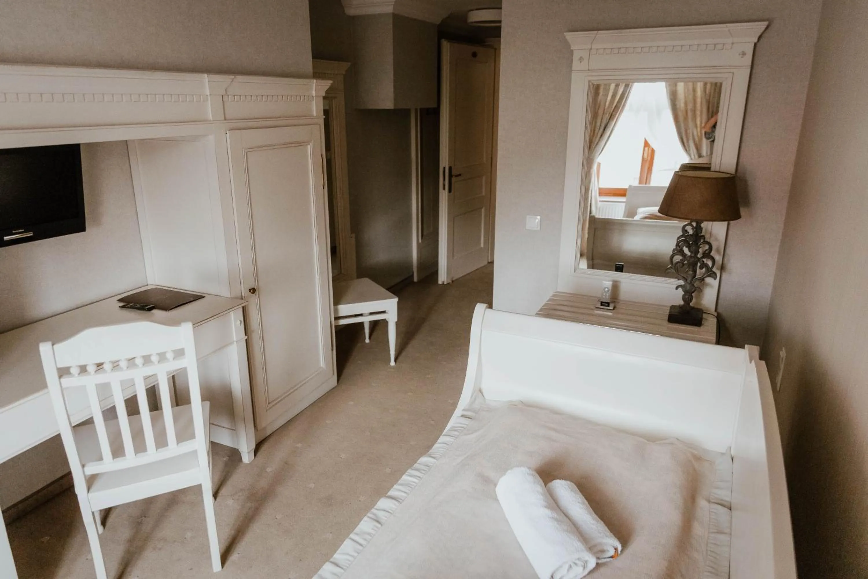 Photo of the whole room, Bed in Hotel Adler