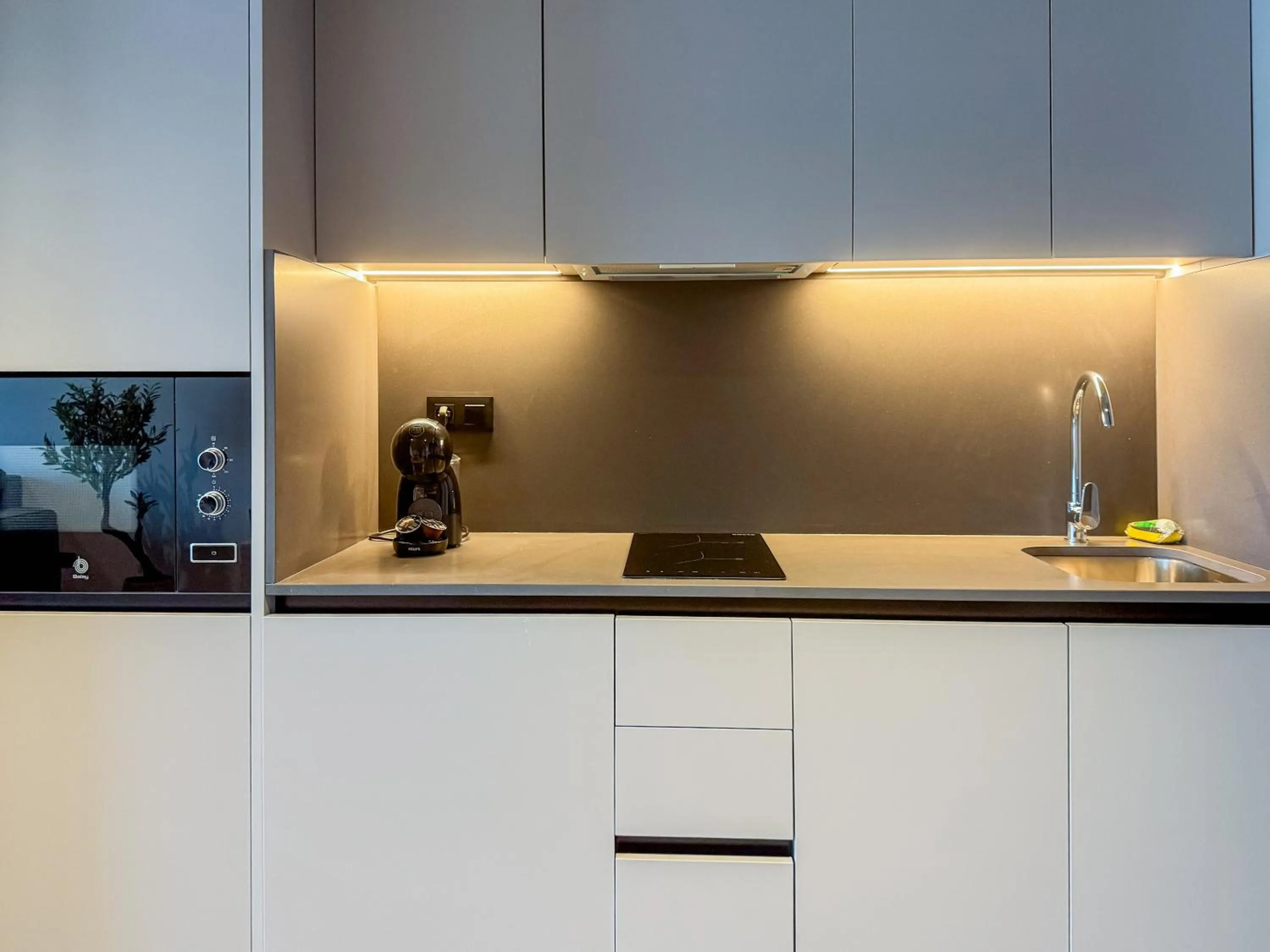 Kitchen or kitchenette in Hotel Bahía de Vigo