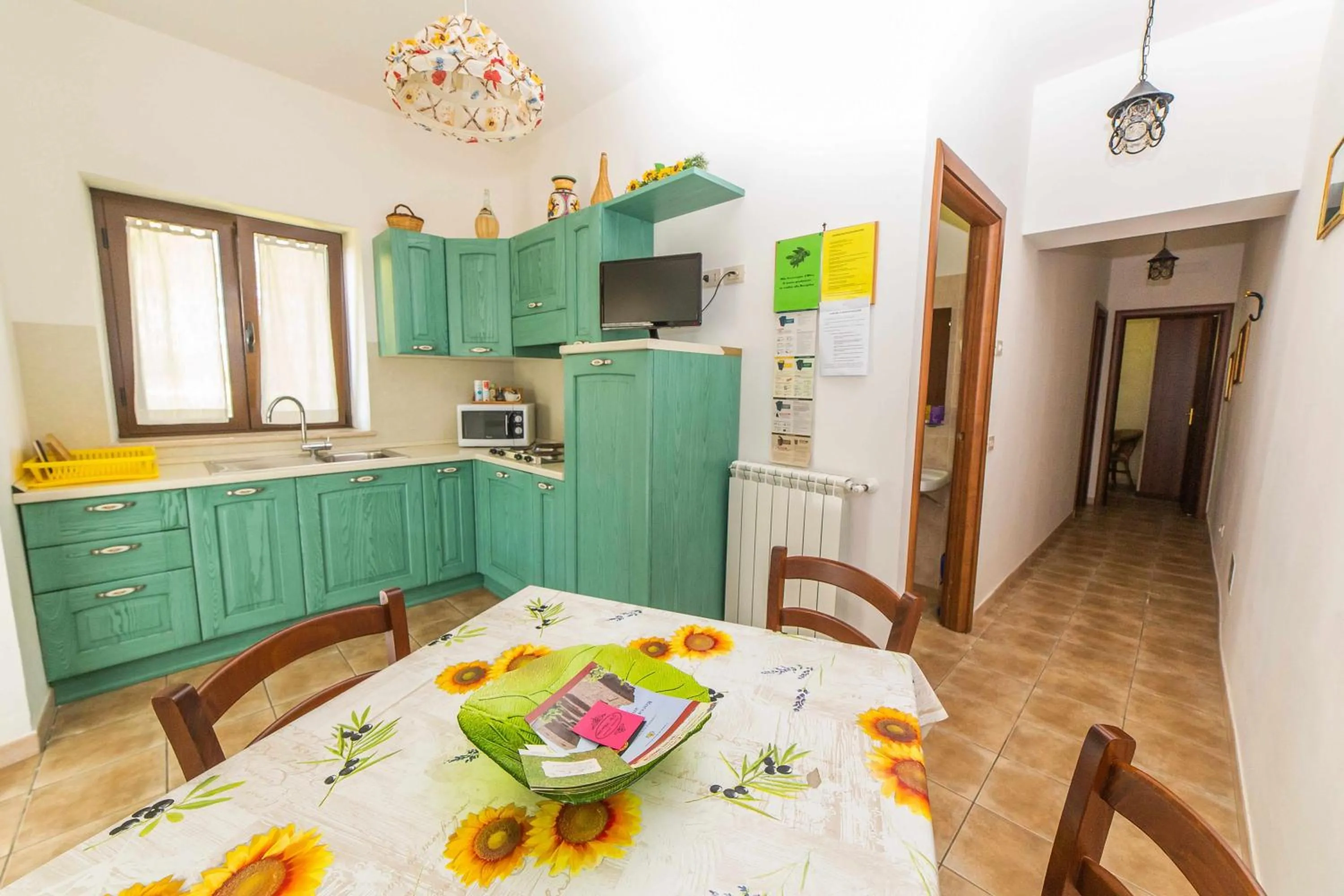 Kitchen or kitchenette in Agriturismo Bella Cima