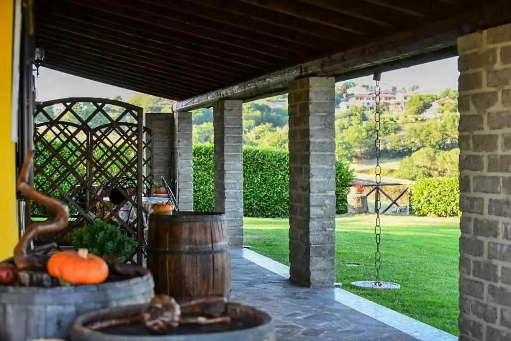 Garden view in Agriturismo Bella Cima