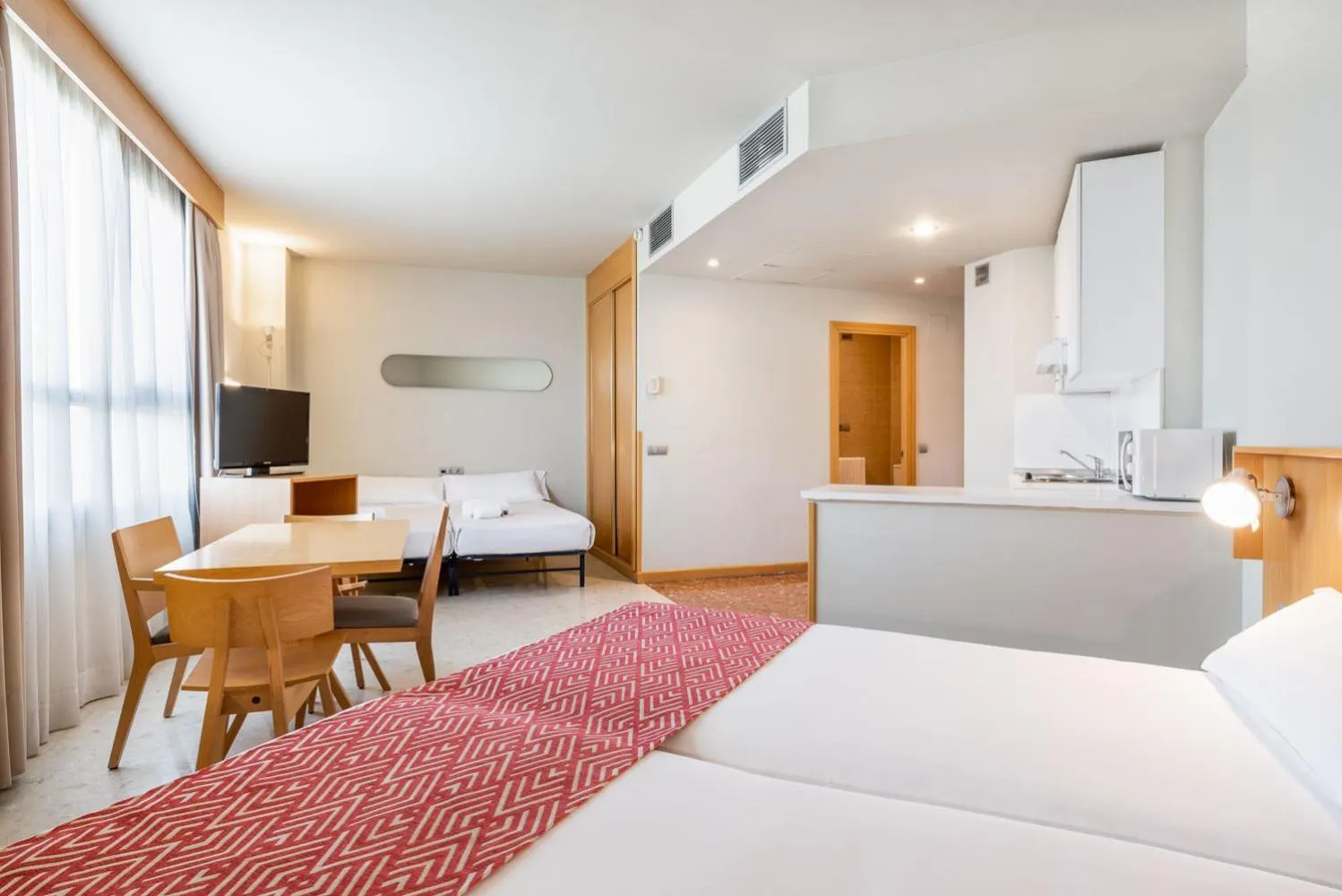 Photo of the whole room, Bed in Aparthotel Exe Campus San Mamés