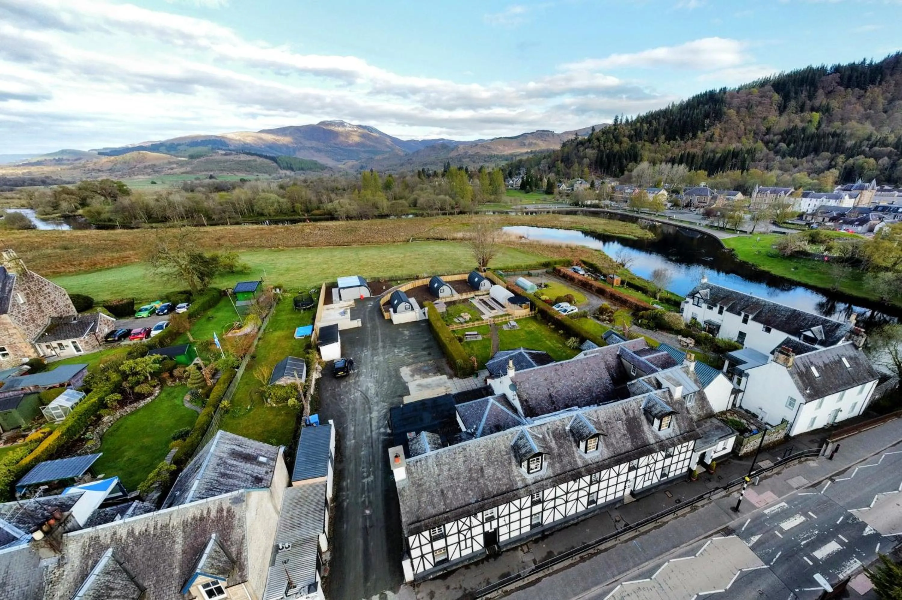 Bird's eye view in Callander Hostel