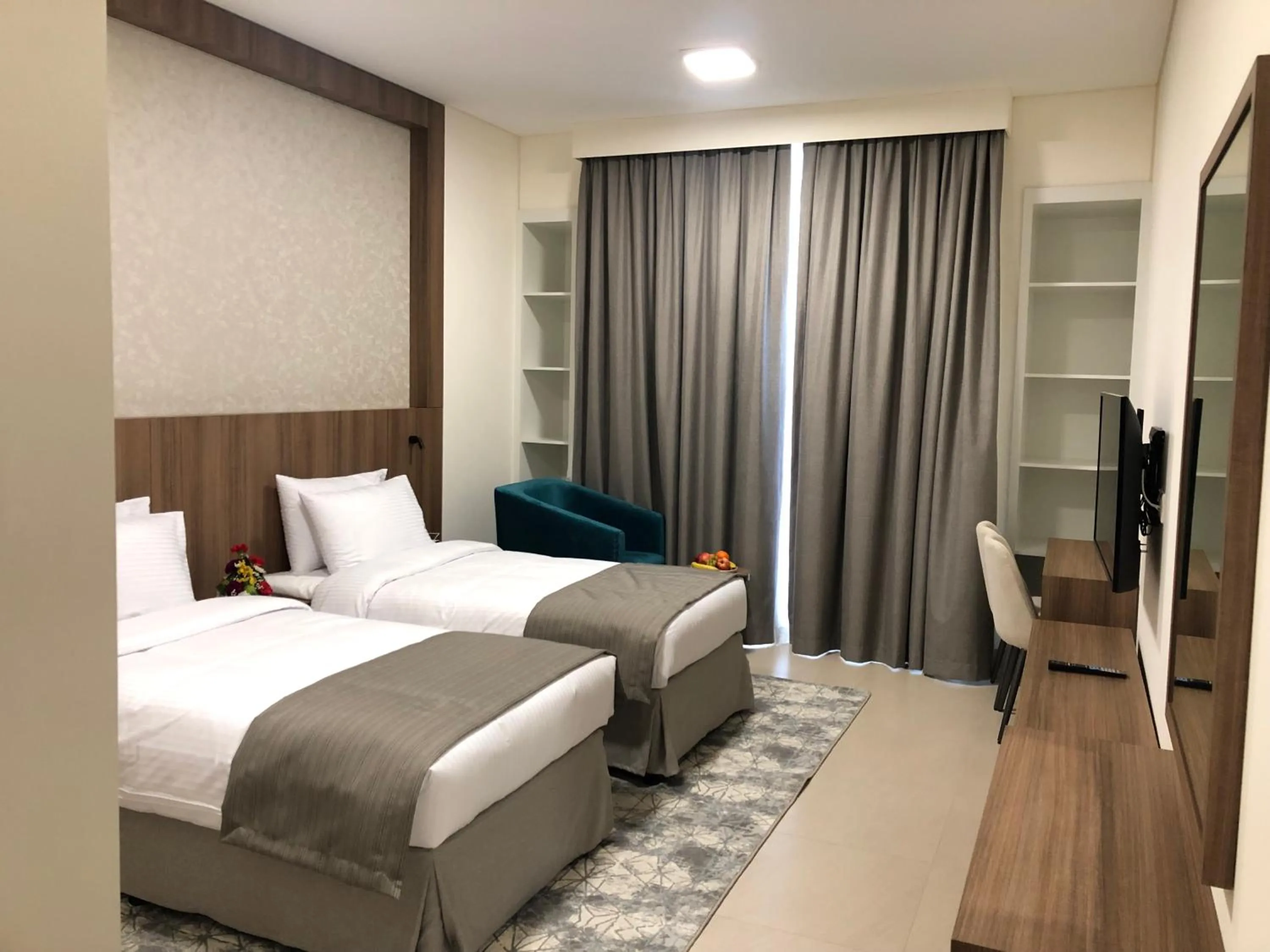 Bed in Azur Regency Hotel Apartments