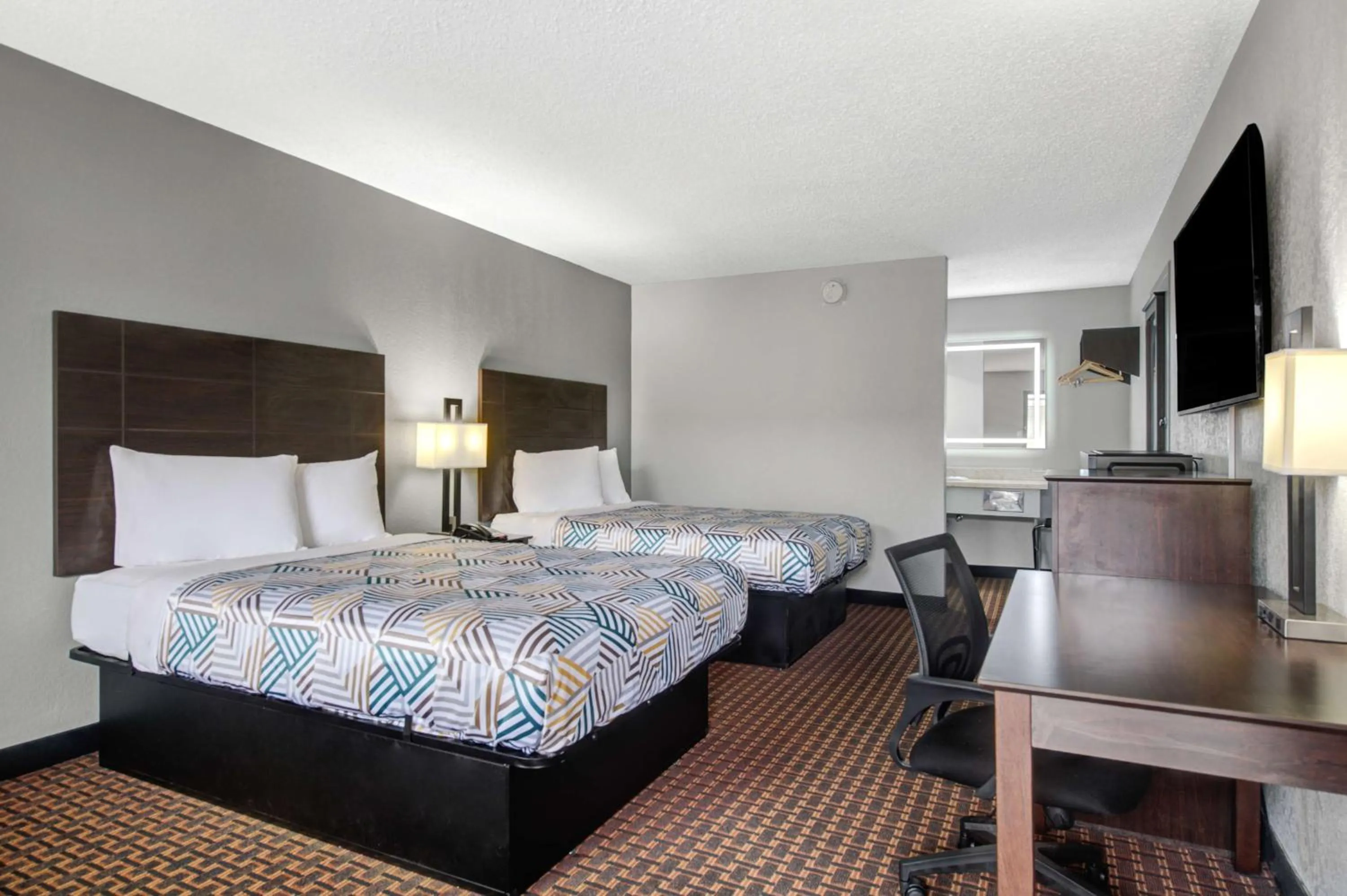 Bedroom, Bed in Motel 6 Chickasha, OK