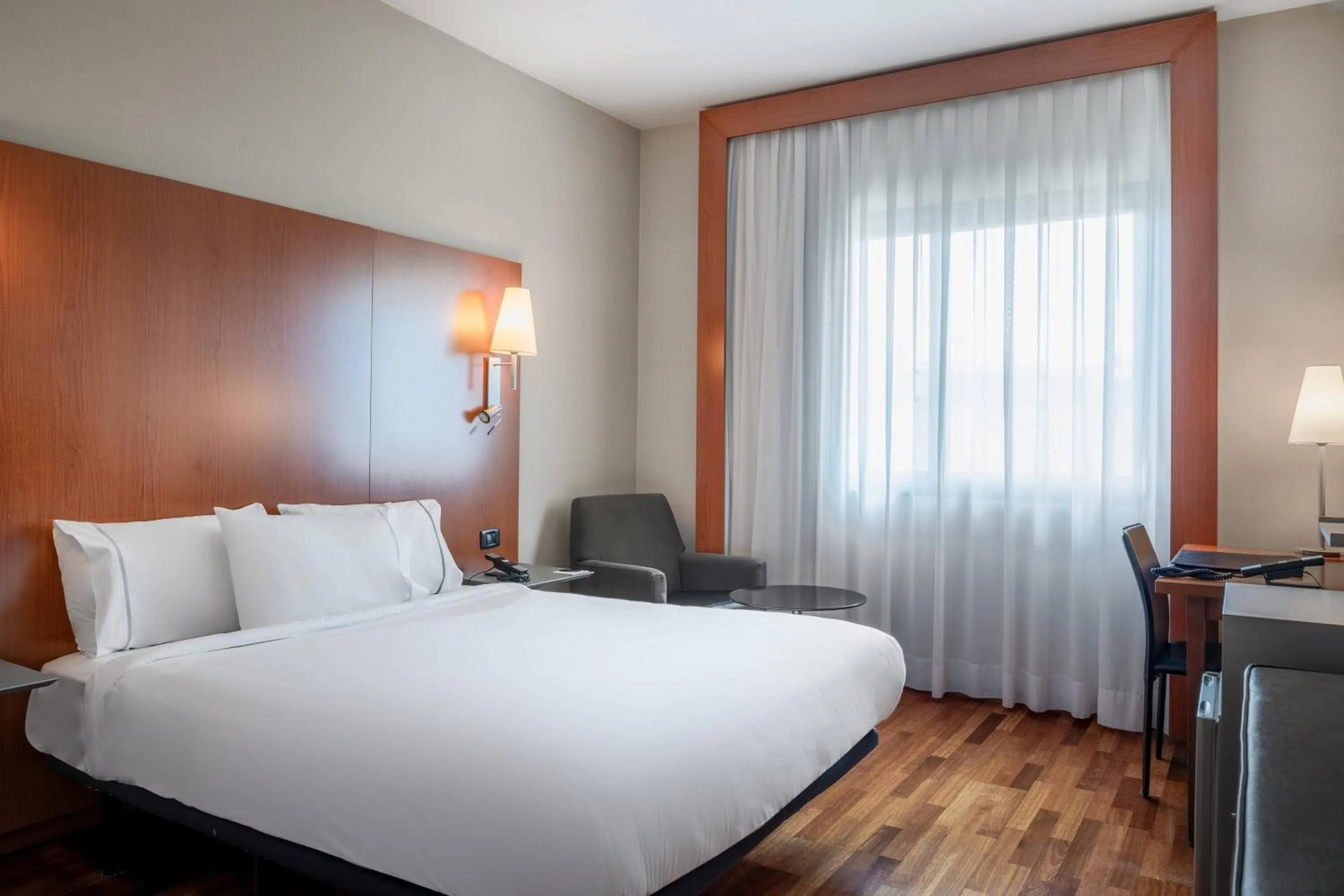 Photo of the whole room, Bed in AC Hotel A Coruña by Marriott