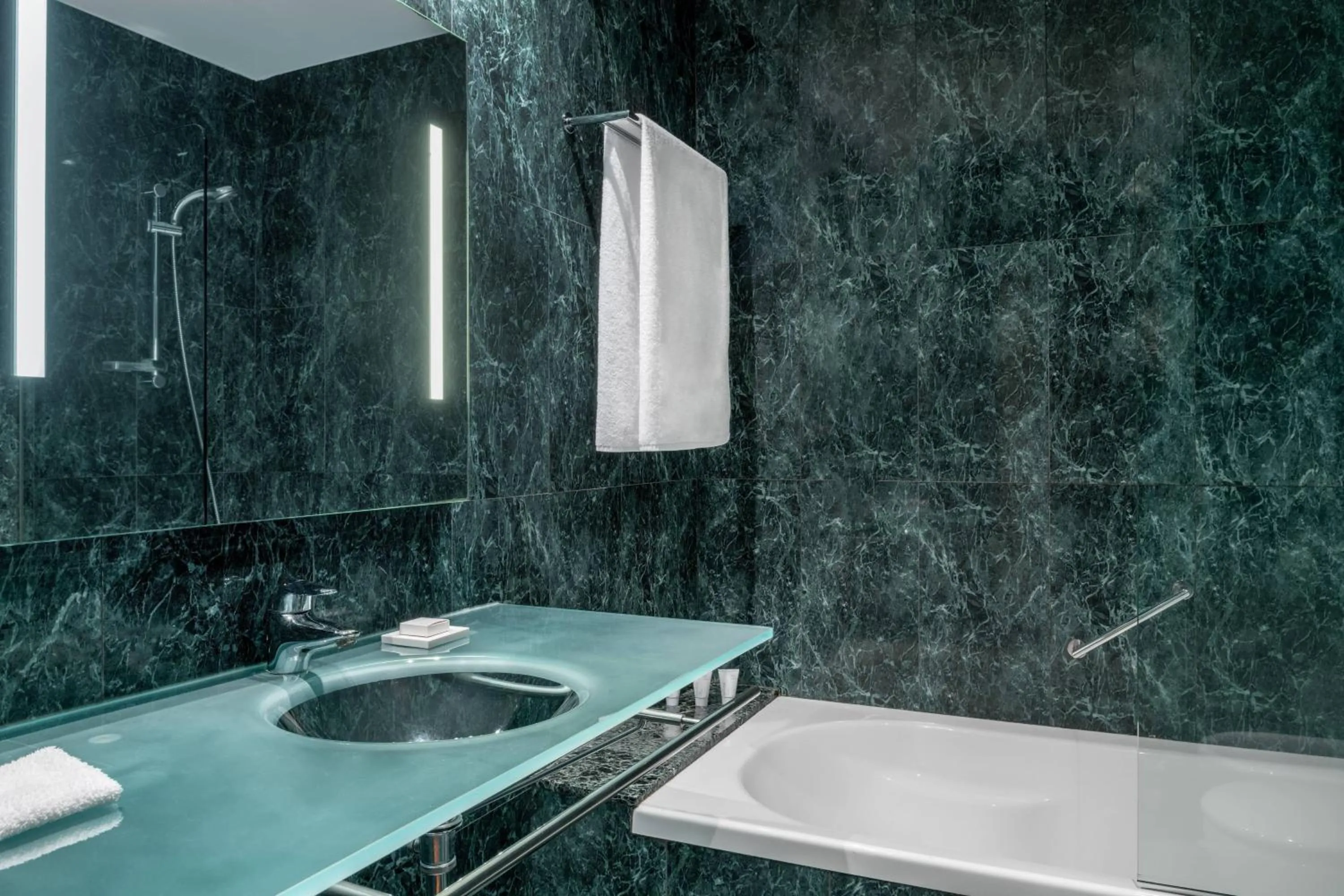 Bathroom in AC Hotel A Coruña by Marriott