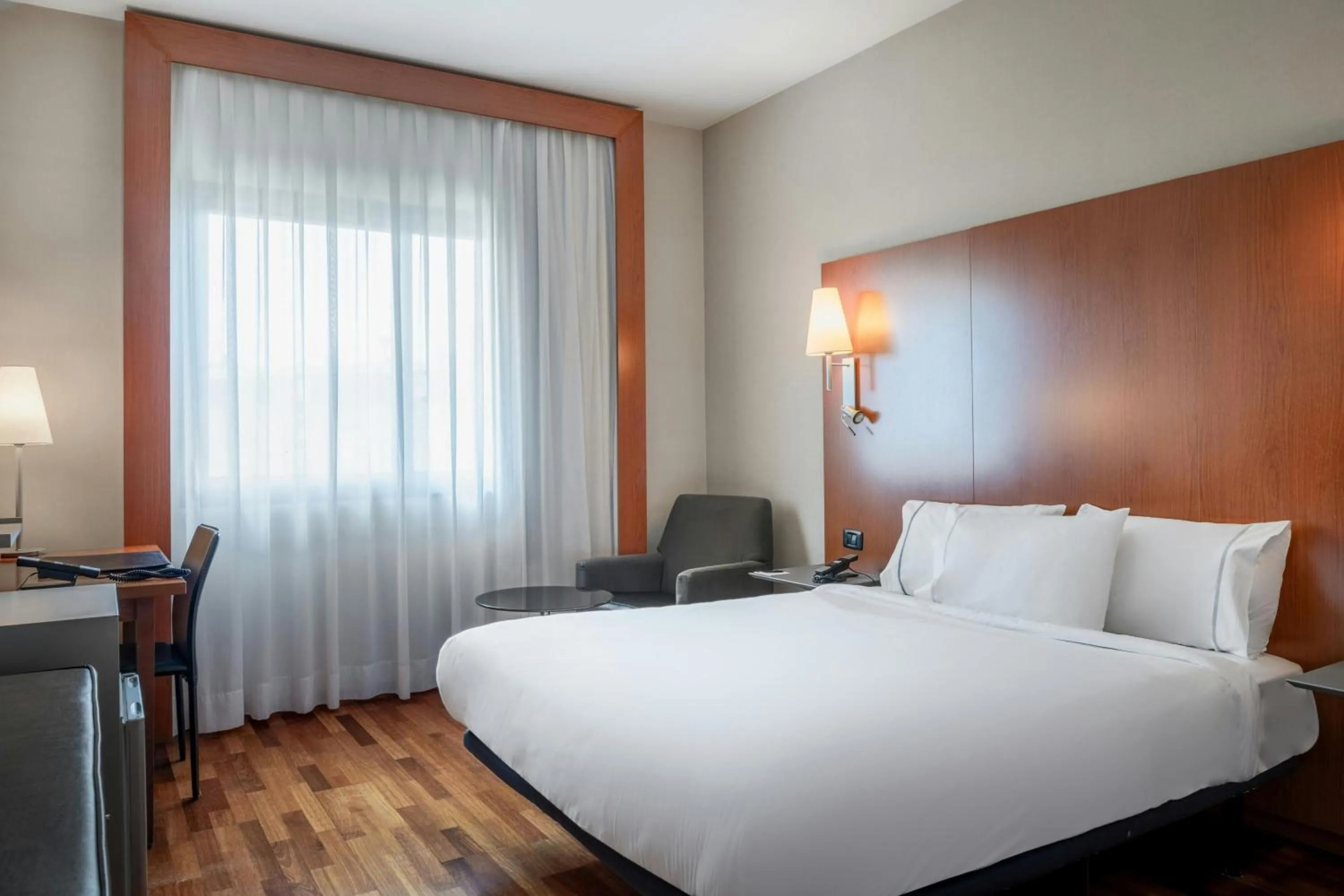 Photo of the whole room, Bed in AC Hotel A Coruña by Marriott