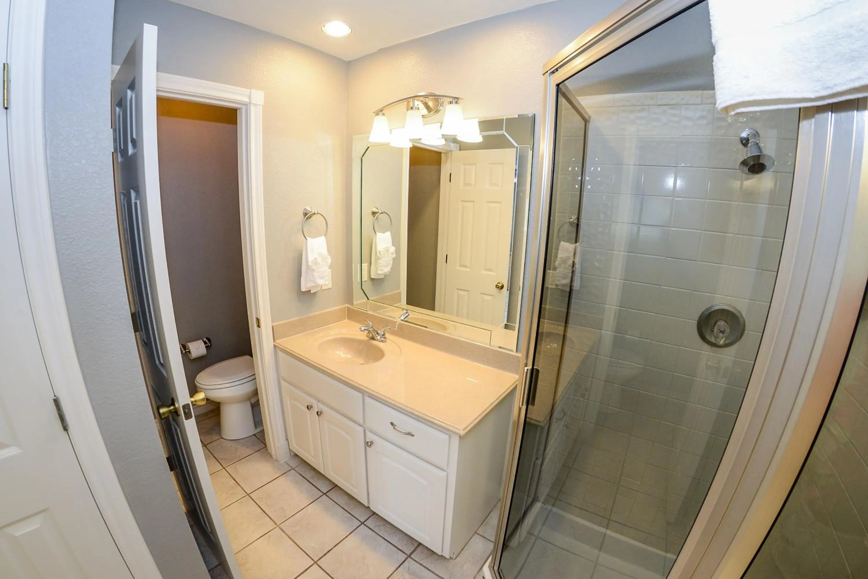 Shower in Tanglewood Resort on Lake Texoma, an Ascend Collection Resort