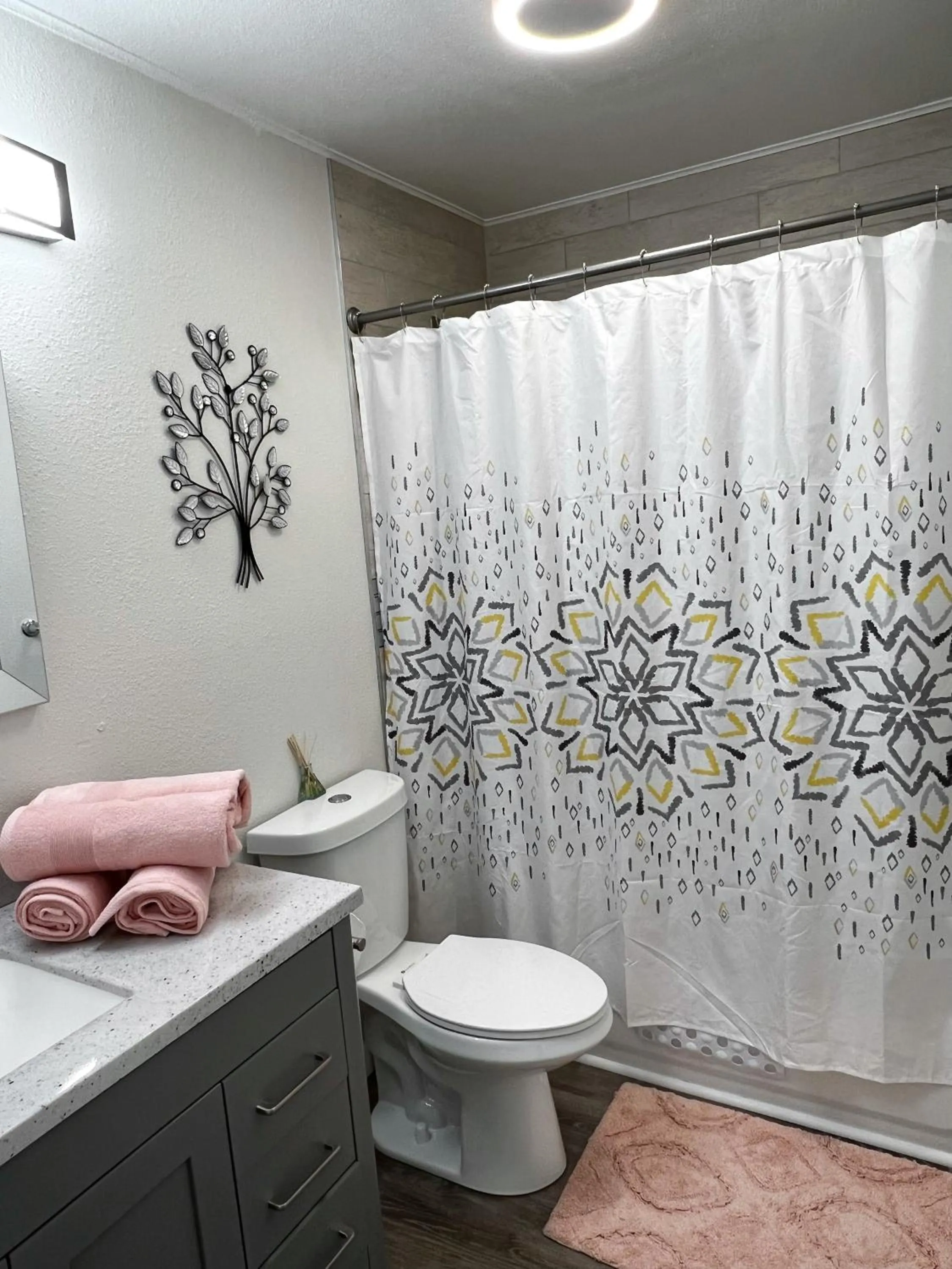 Shower in Anchorage midtown apartment- Wyoming 1