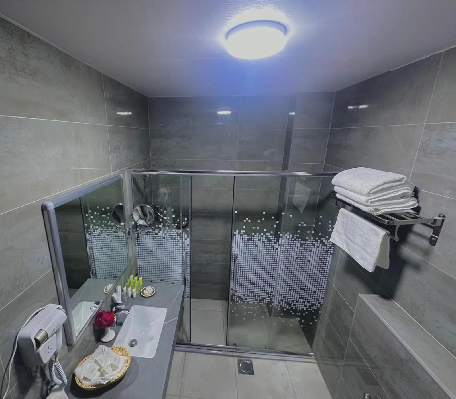 Bathroom in Petra Castle Hotel