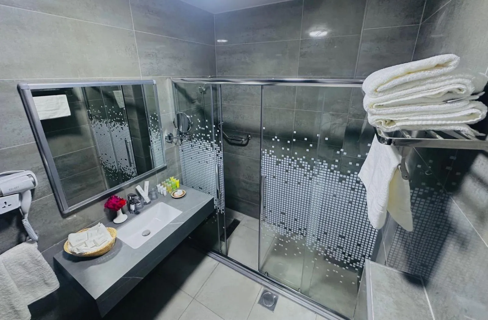 Bathroom in Petra Castle Hotel