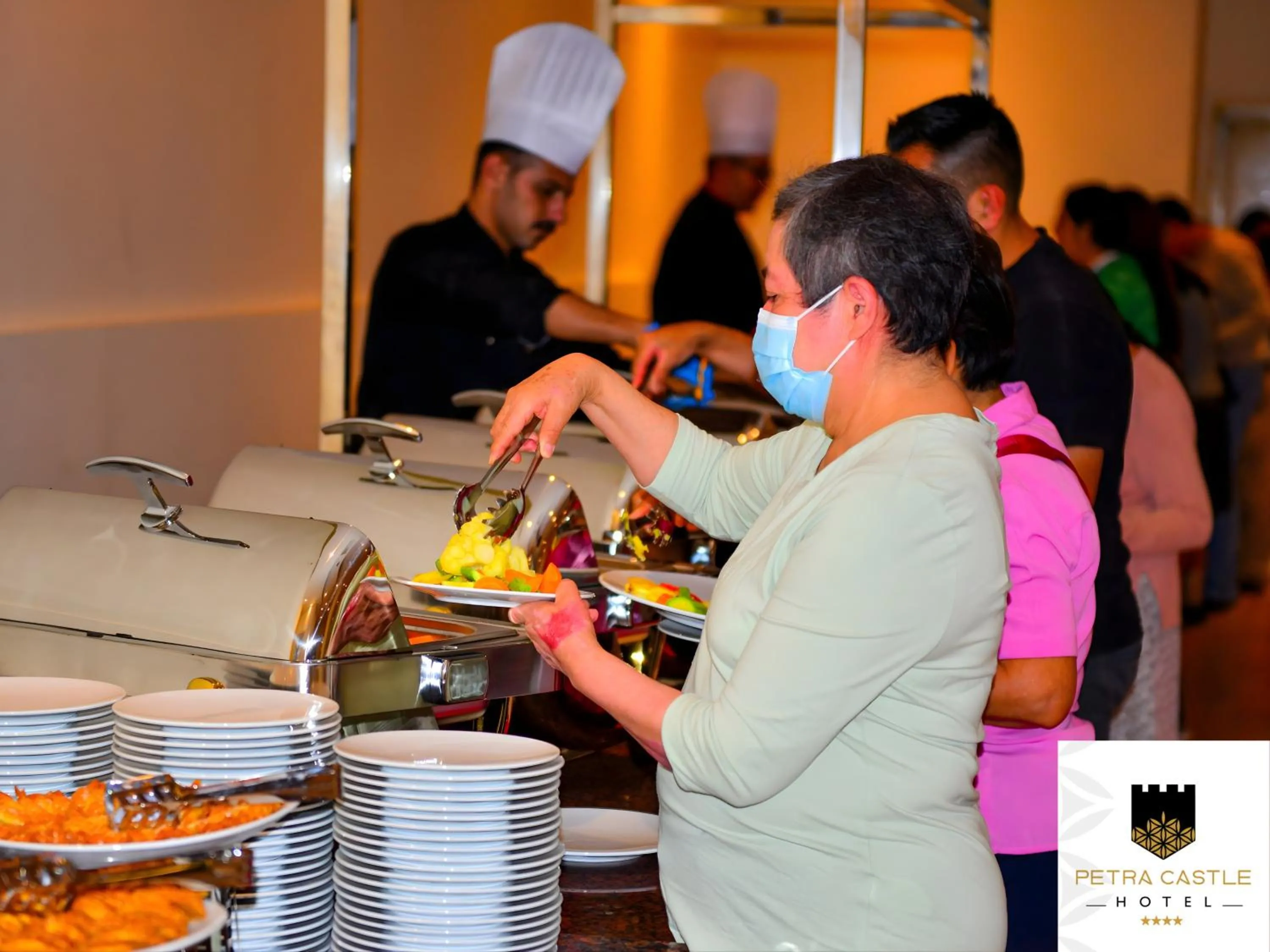 Restaurant/places to eat in Petra Castle Hotel