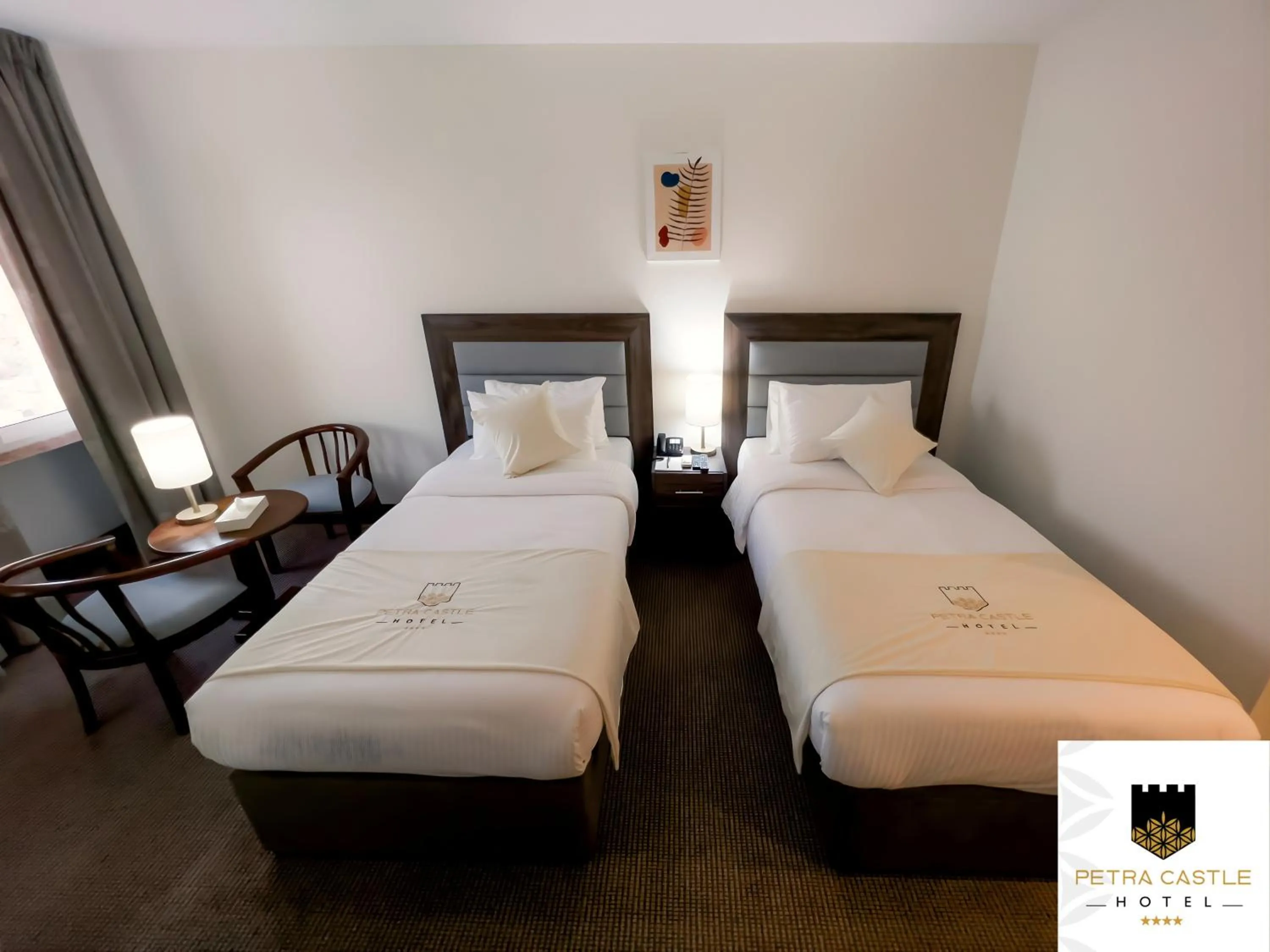 Bedroom, Bed in Petra Castle Hotel