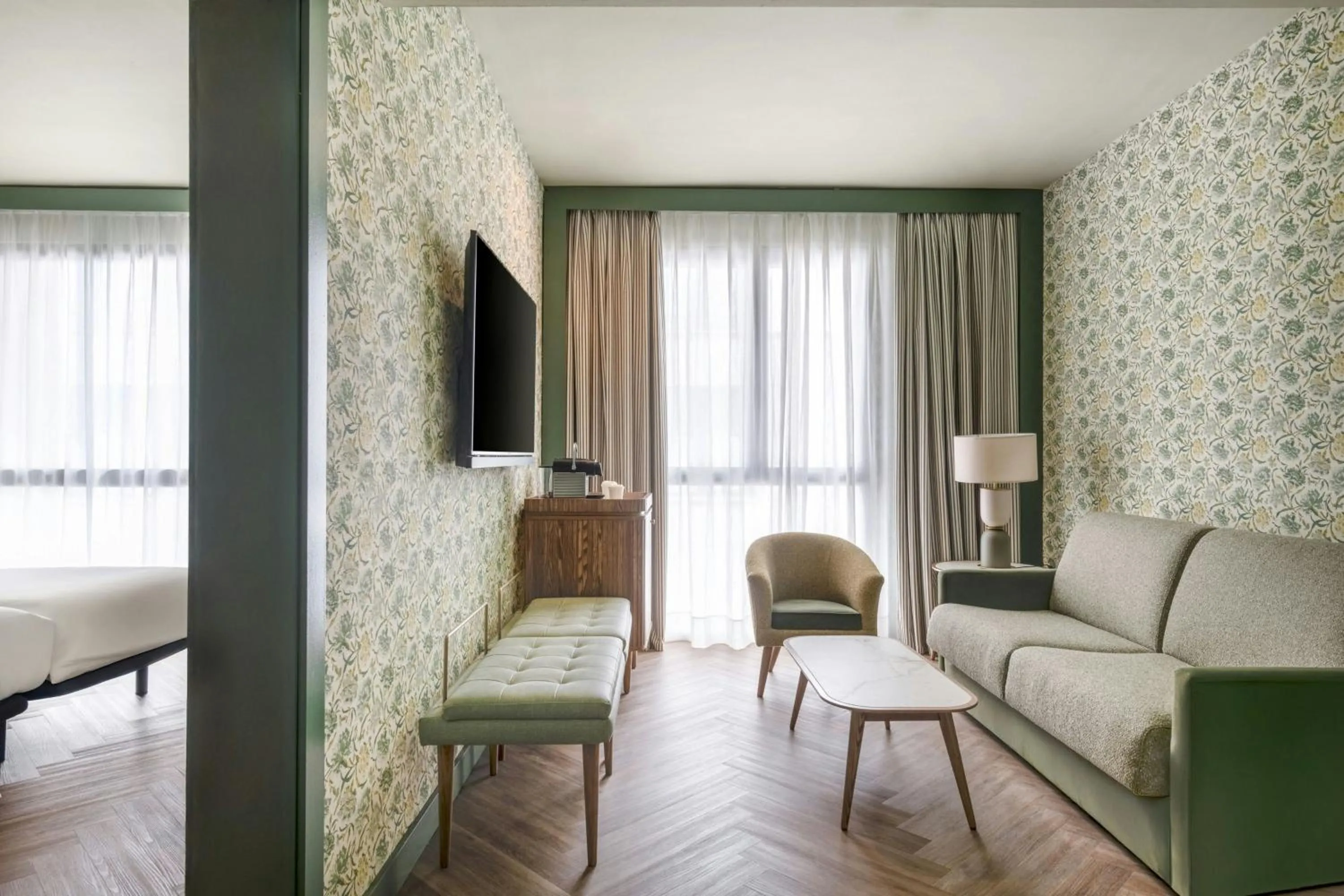 Bedroom in AC Hotel Ciudad de Sevilla by Marriott