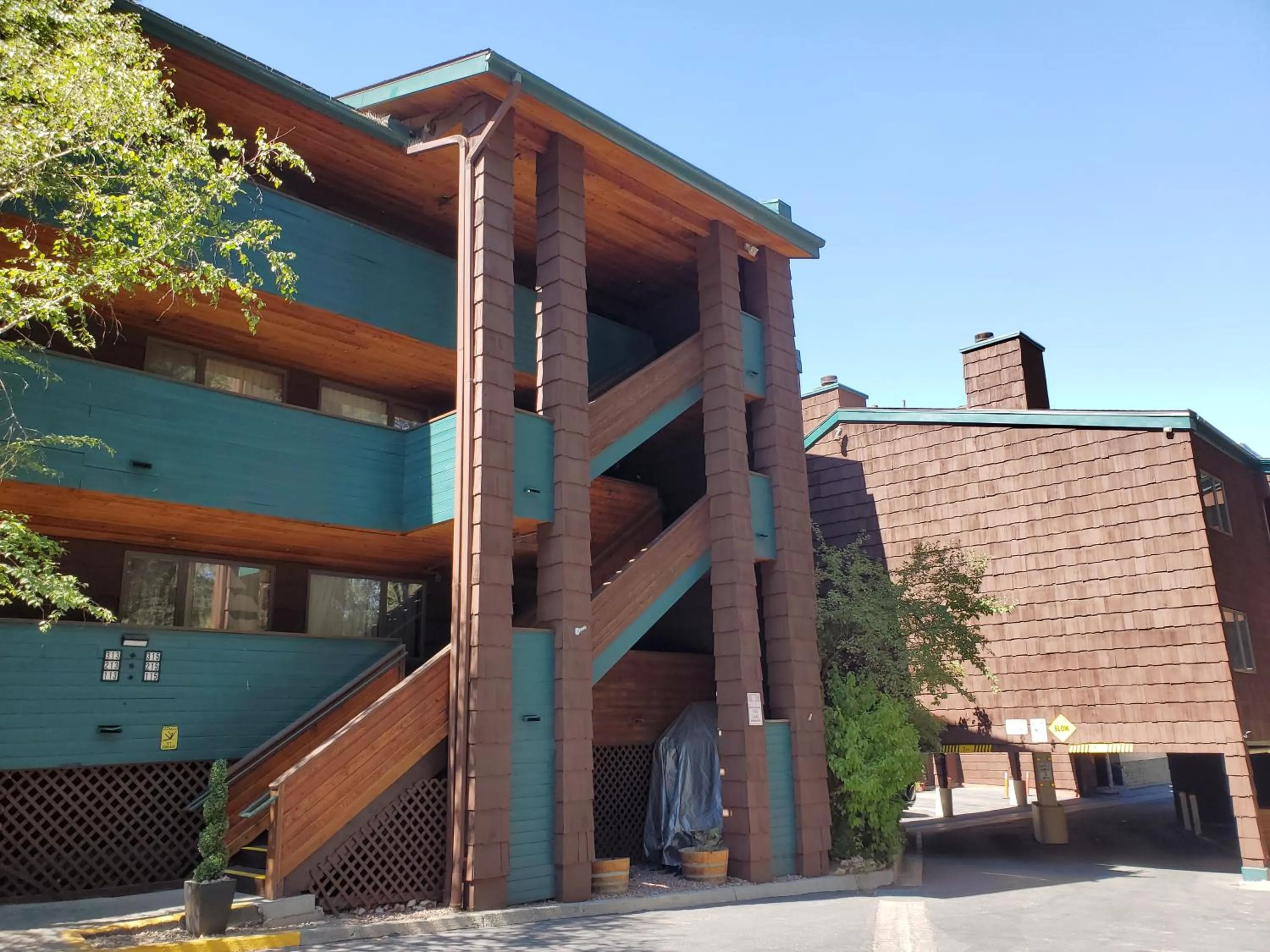 Property building in GetAways at Snow Lake Lodge