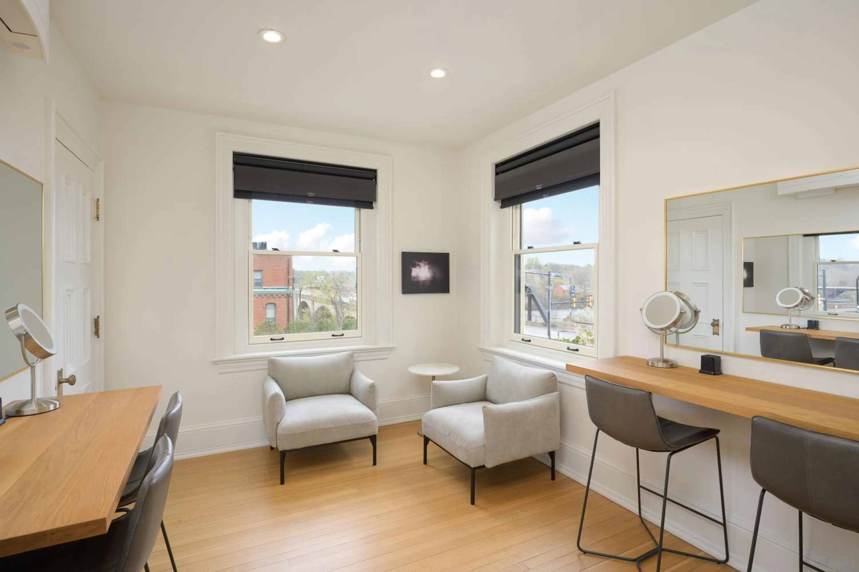 Living room in Wilbur Mansion