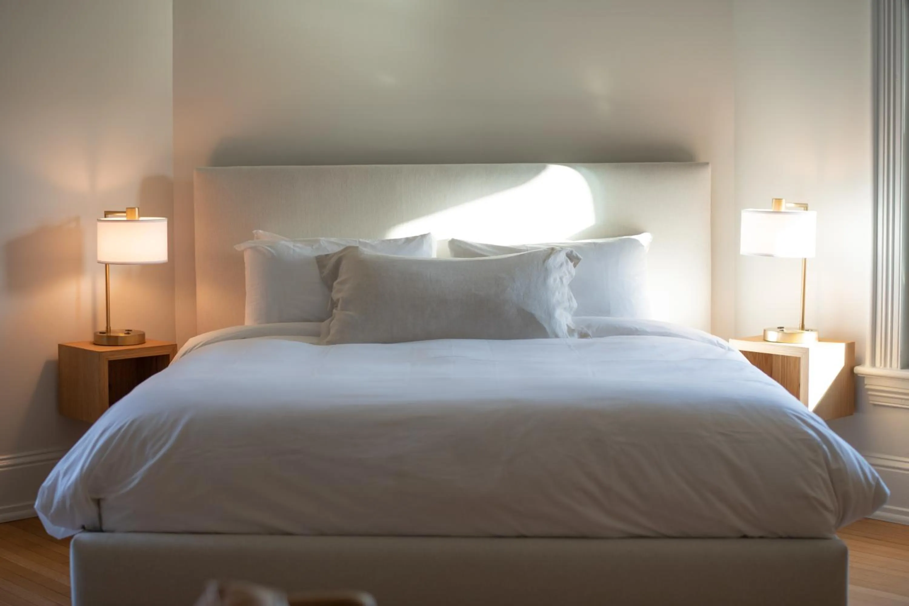 Bed in Wilbur Mansion