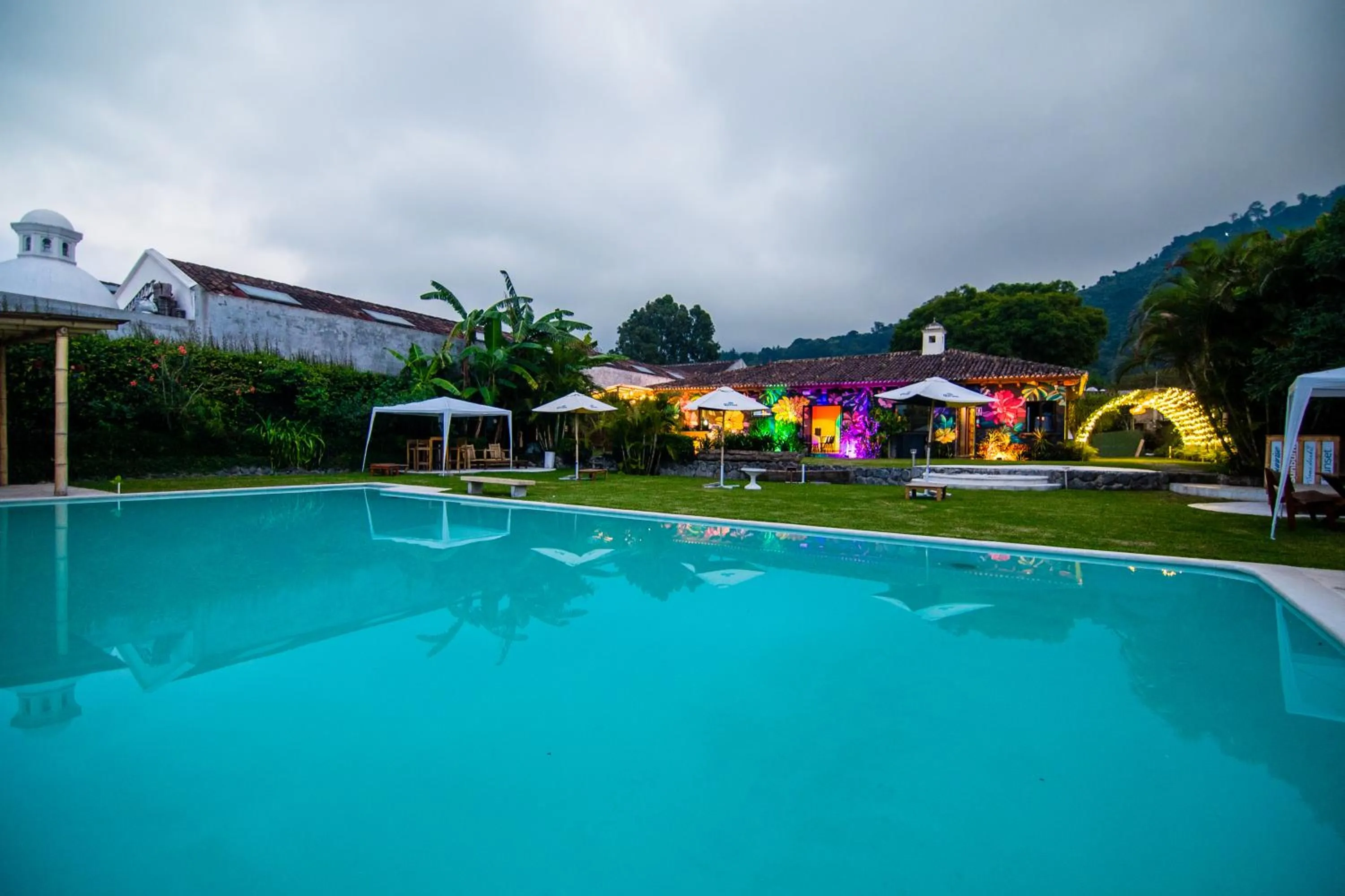 Pool view in Yes Please! Hostel