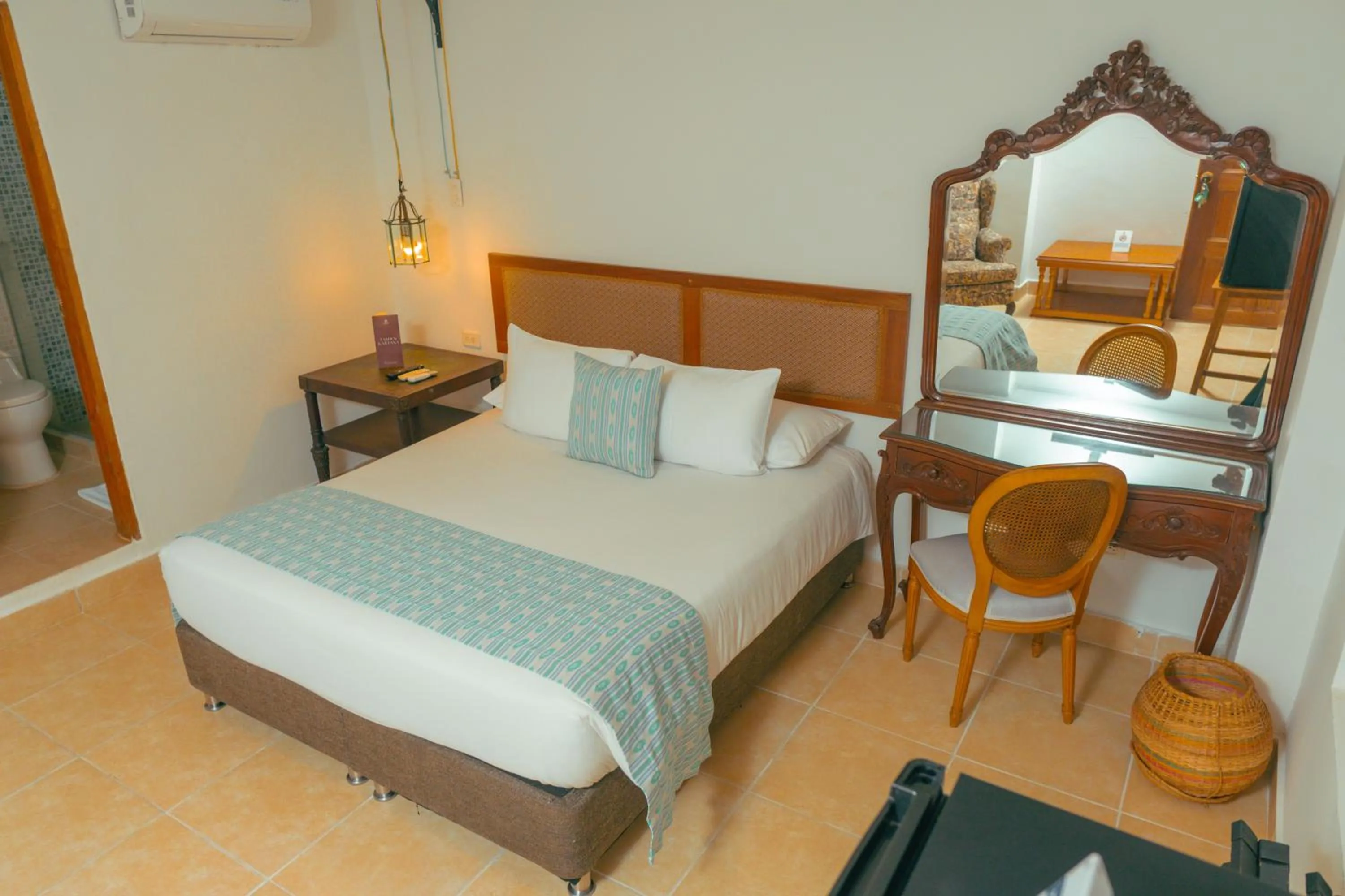 Bed in Hotel Kartaxa