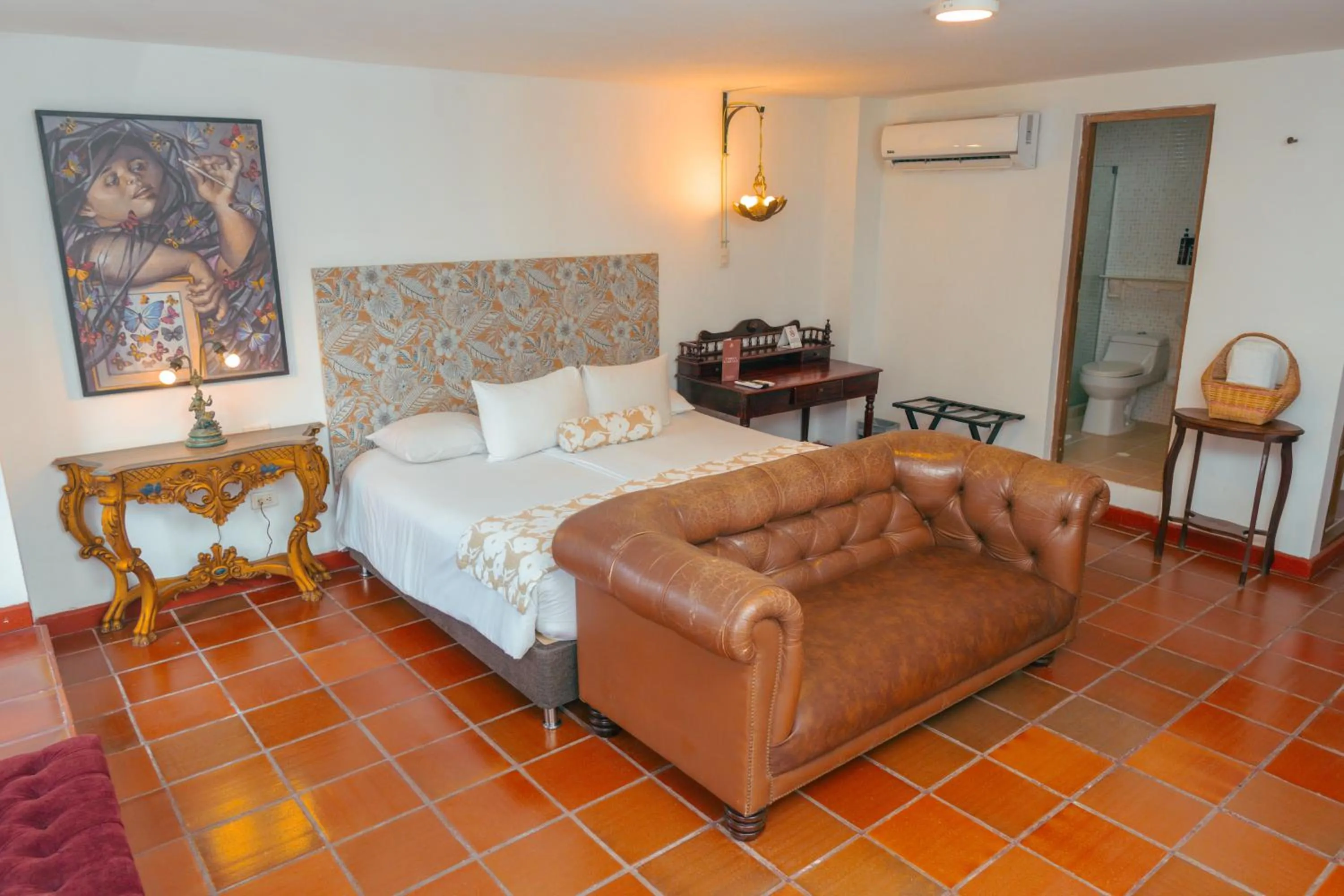 Bed in Hotel Kartaxa