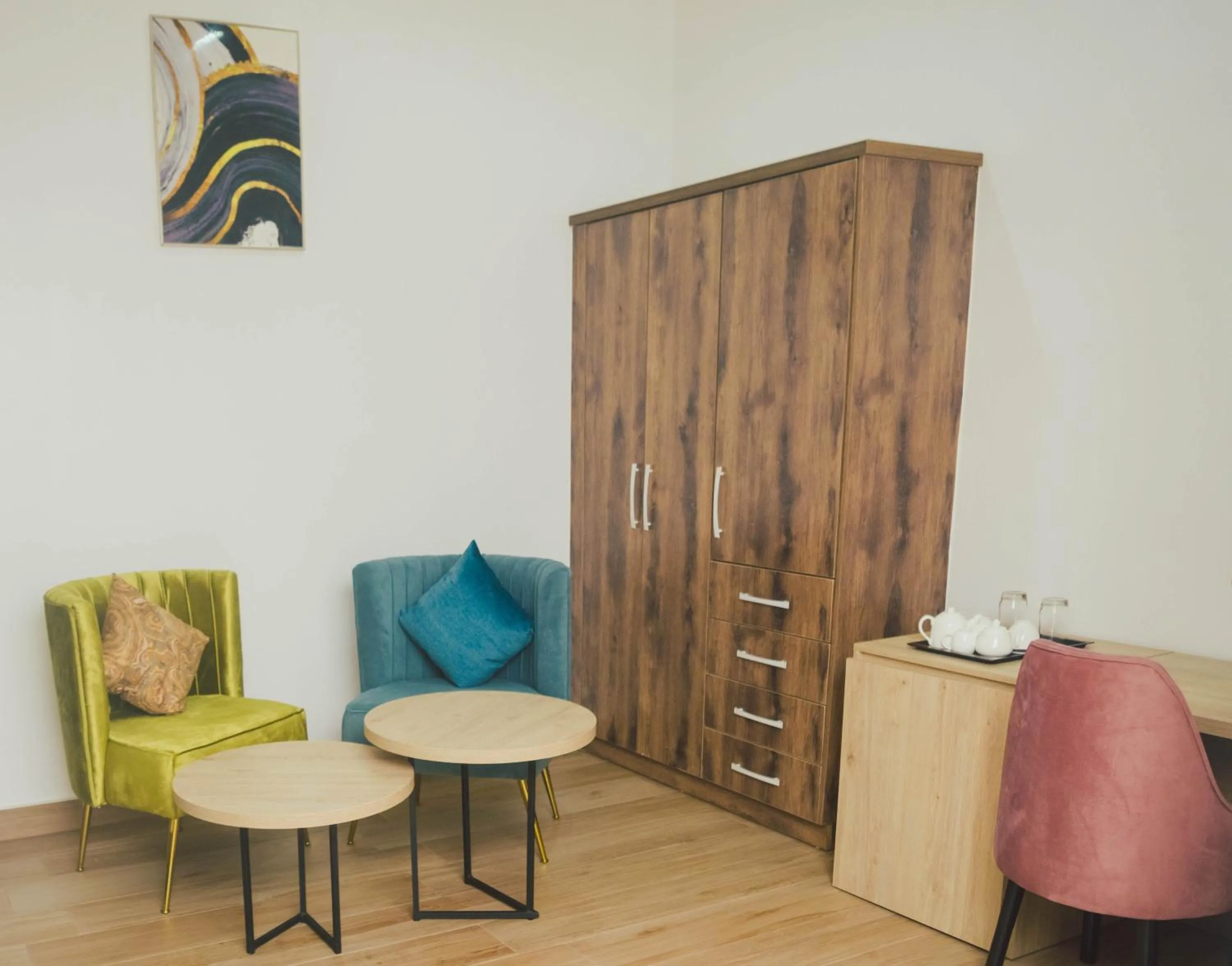 Seating area in Quest Boutique Hotel