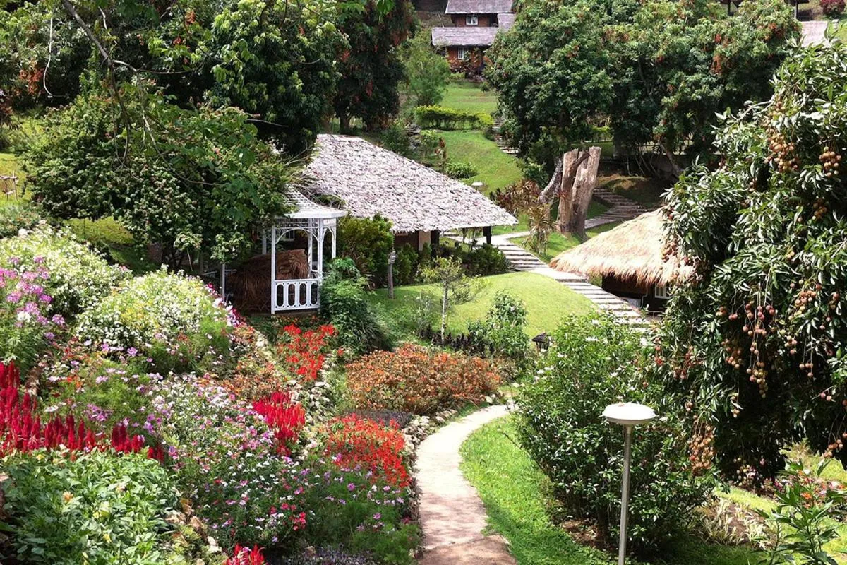 Garden in Mae Sa Valley Farm Stay Resort