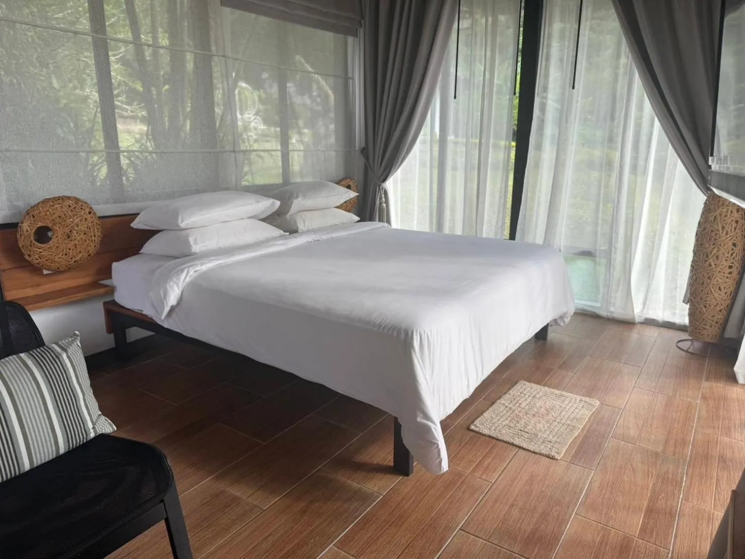 Bed in Mae Sa Valley Farm Stay Resort