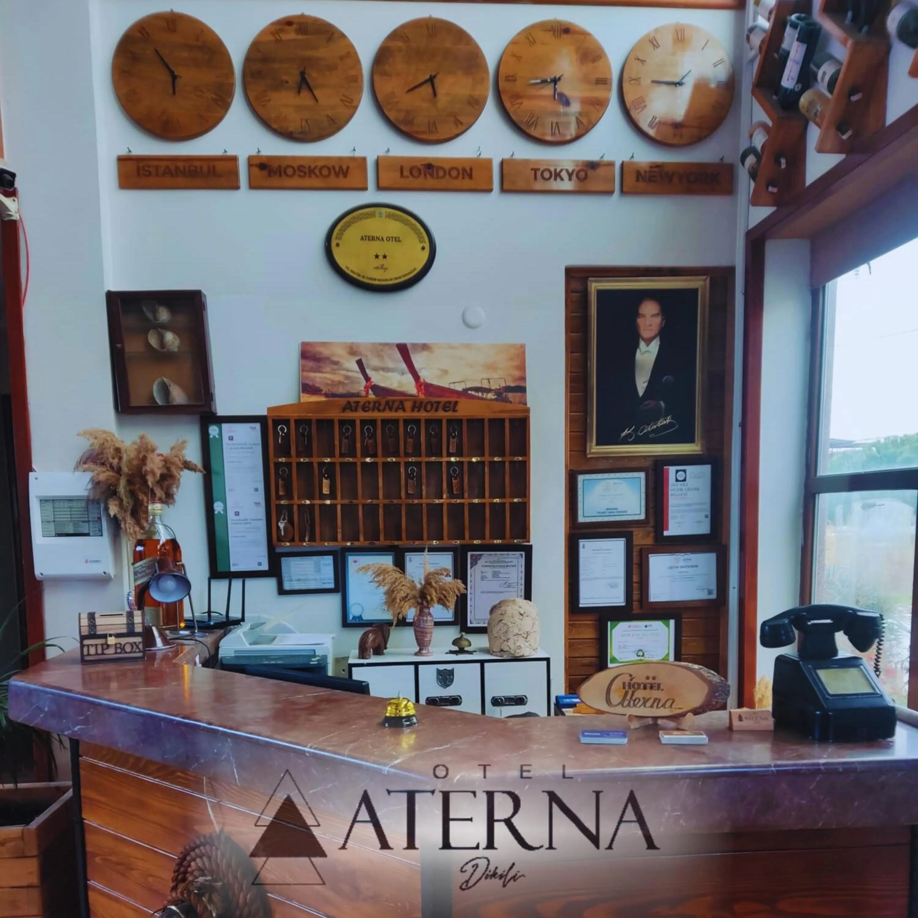 Lobby or reception in ATERNA HOTEL