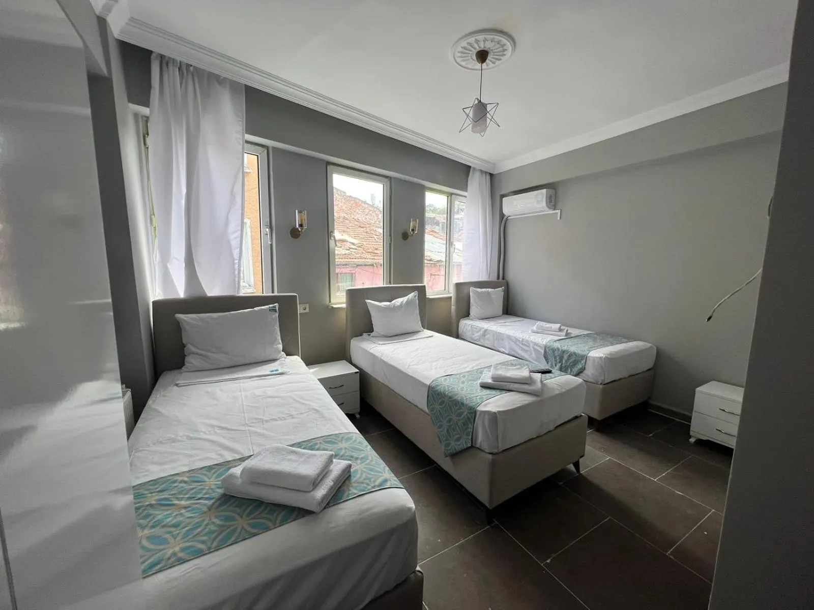 Bed in GRAND Deniz Hotel