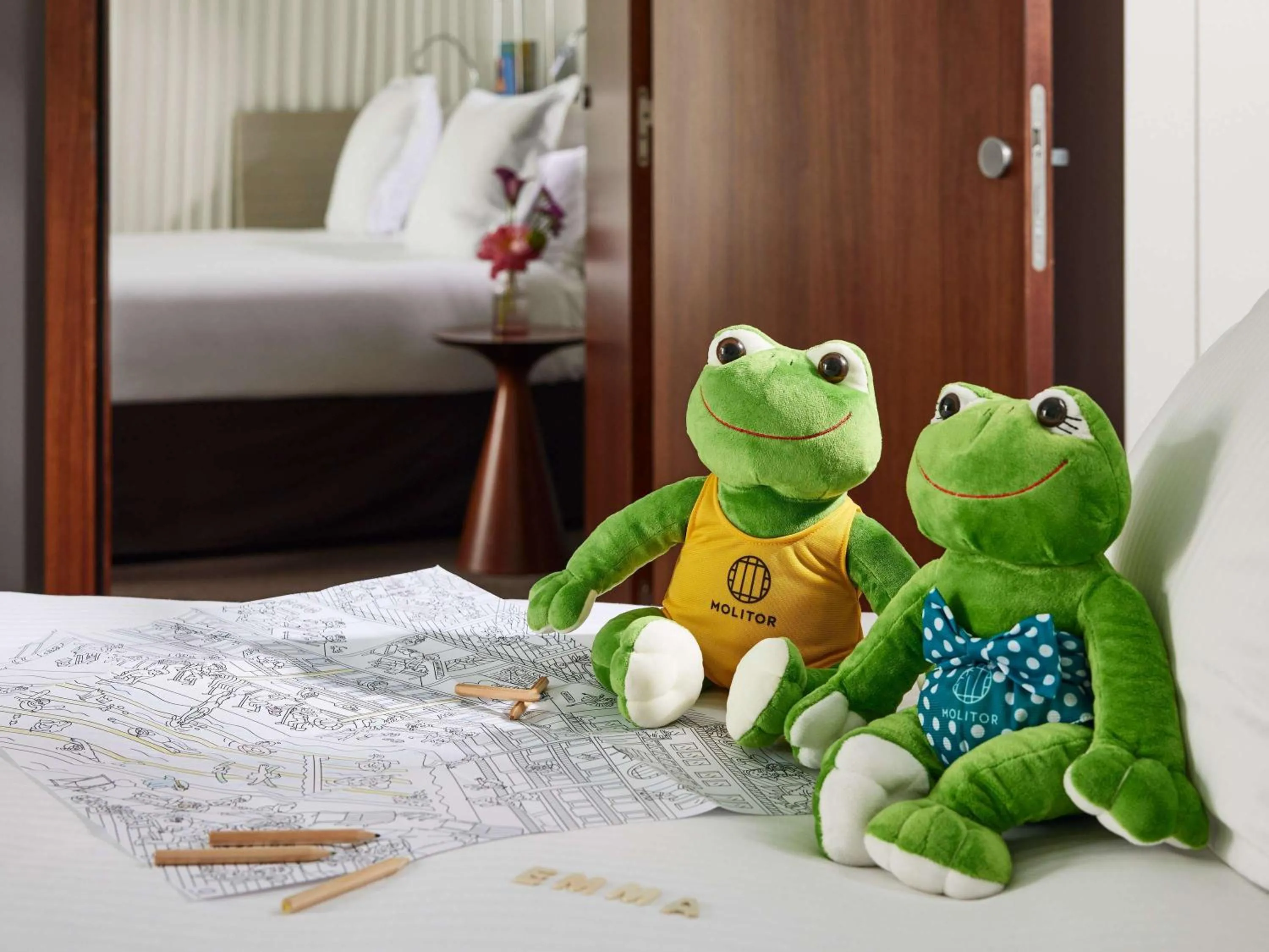 Bedroom, Bed in Molitor Hotel & Spa Paris - MGallery Collection