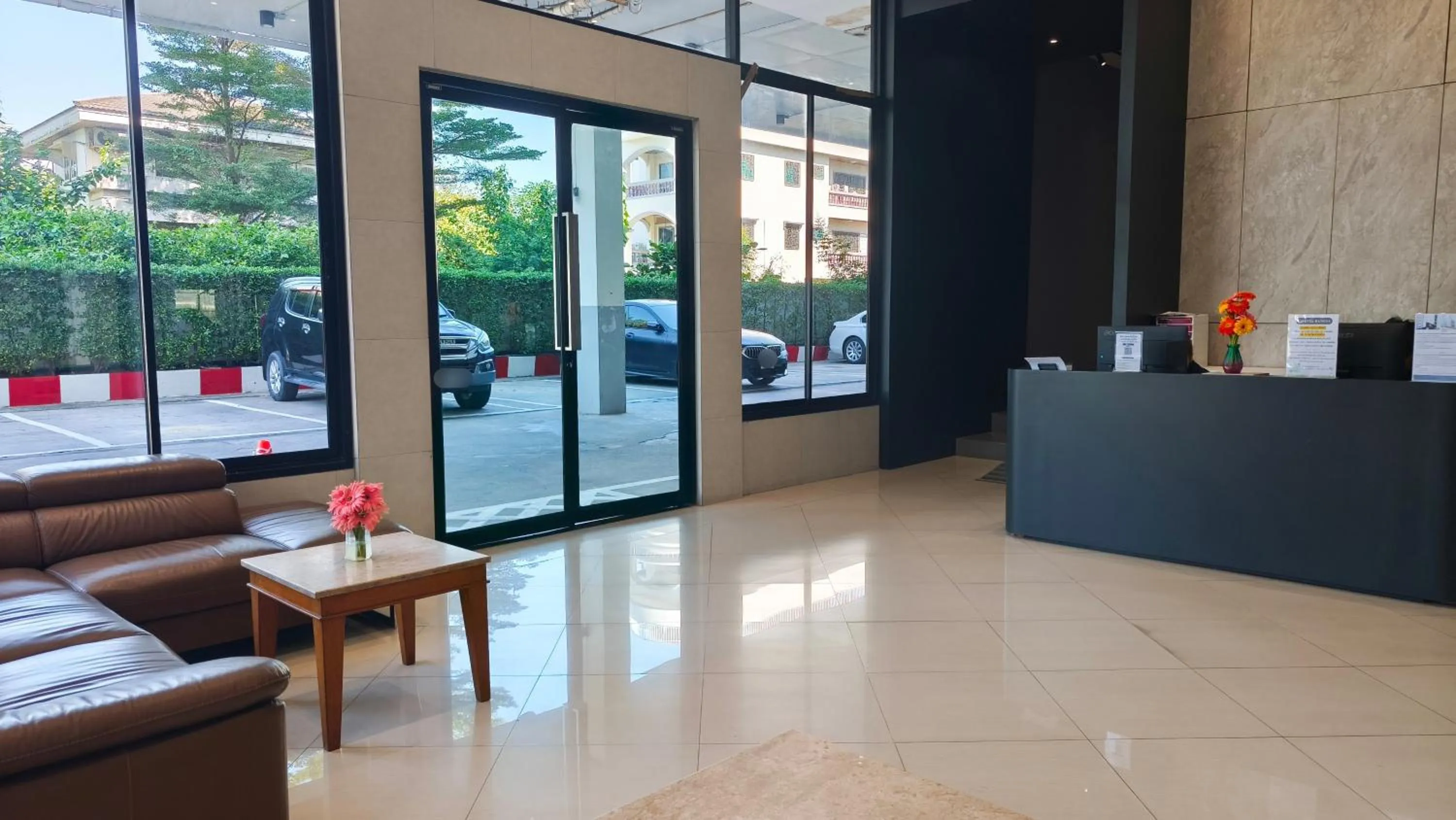 Lobby or reception in C Hotel Bangna