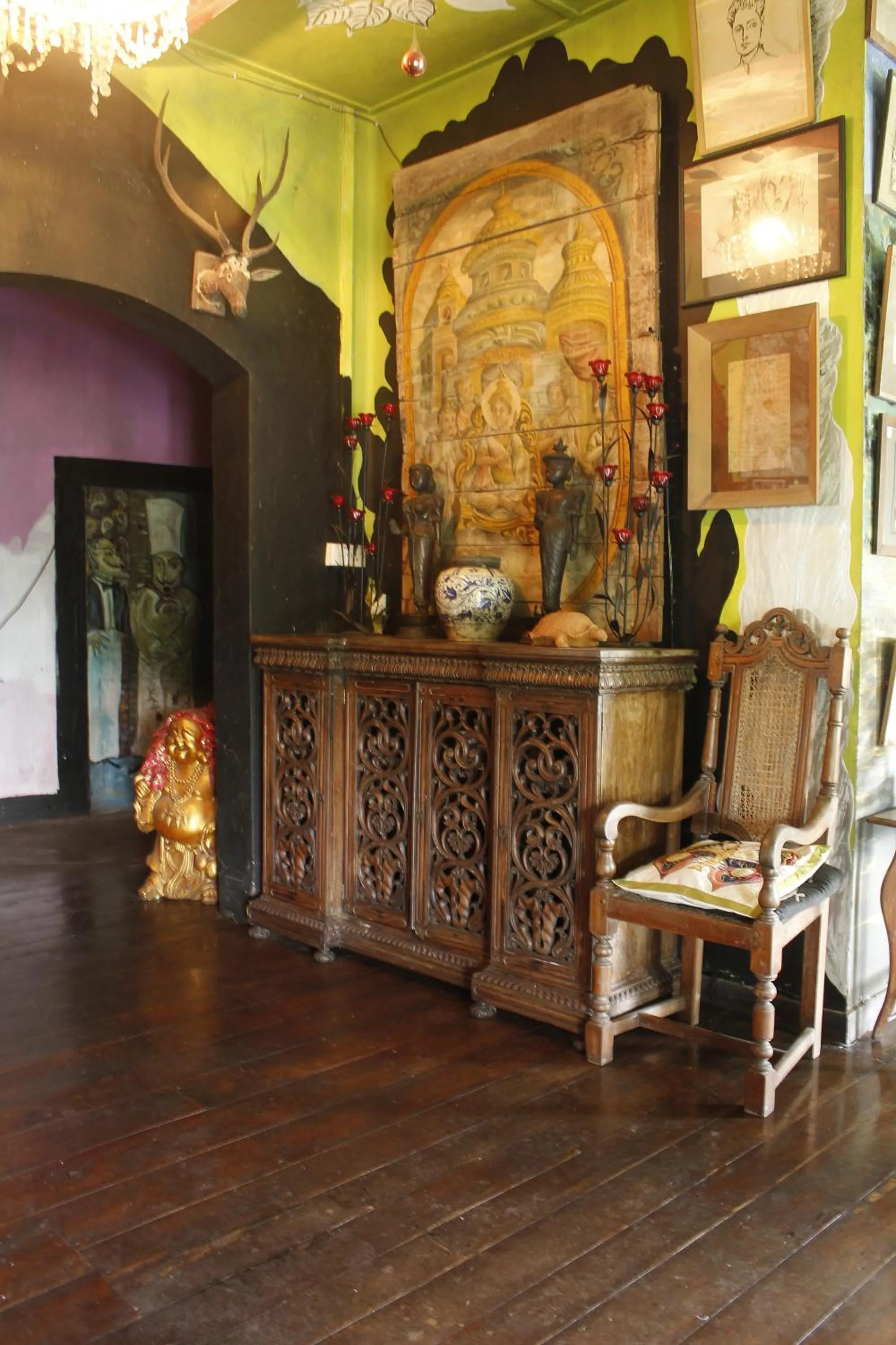 Decorative detail in HELGASFOLLY Anti Hotel Residence