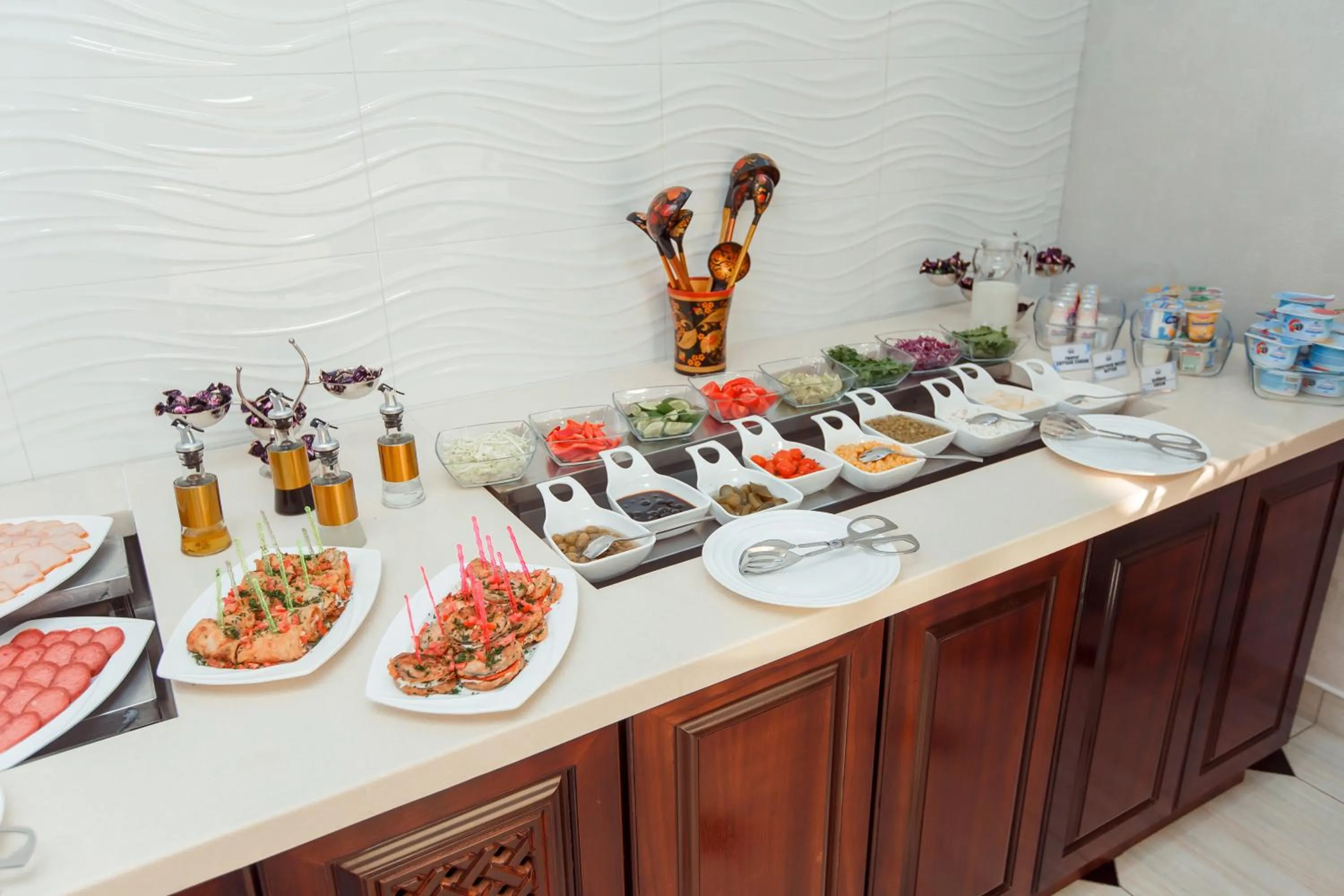 Buffet breakfast in Ada Hotel