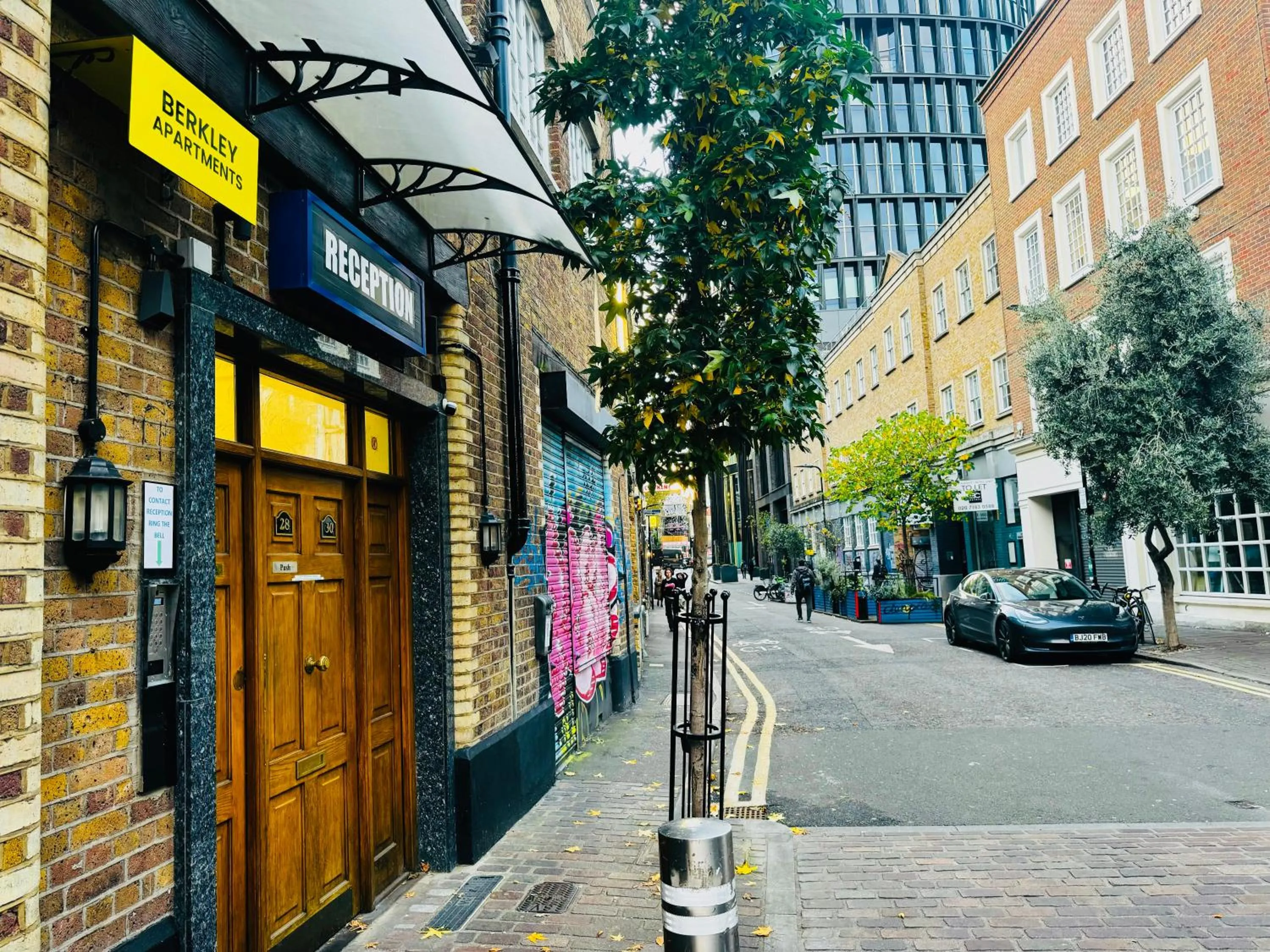 Street view in Berkley Apartments